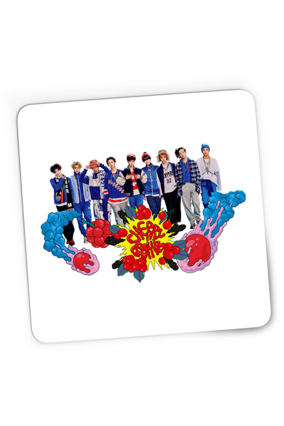 Mousepad Gaming NCT Cherry Bomb Sweets Campaign Concept Visuals, 21x19 cm