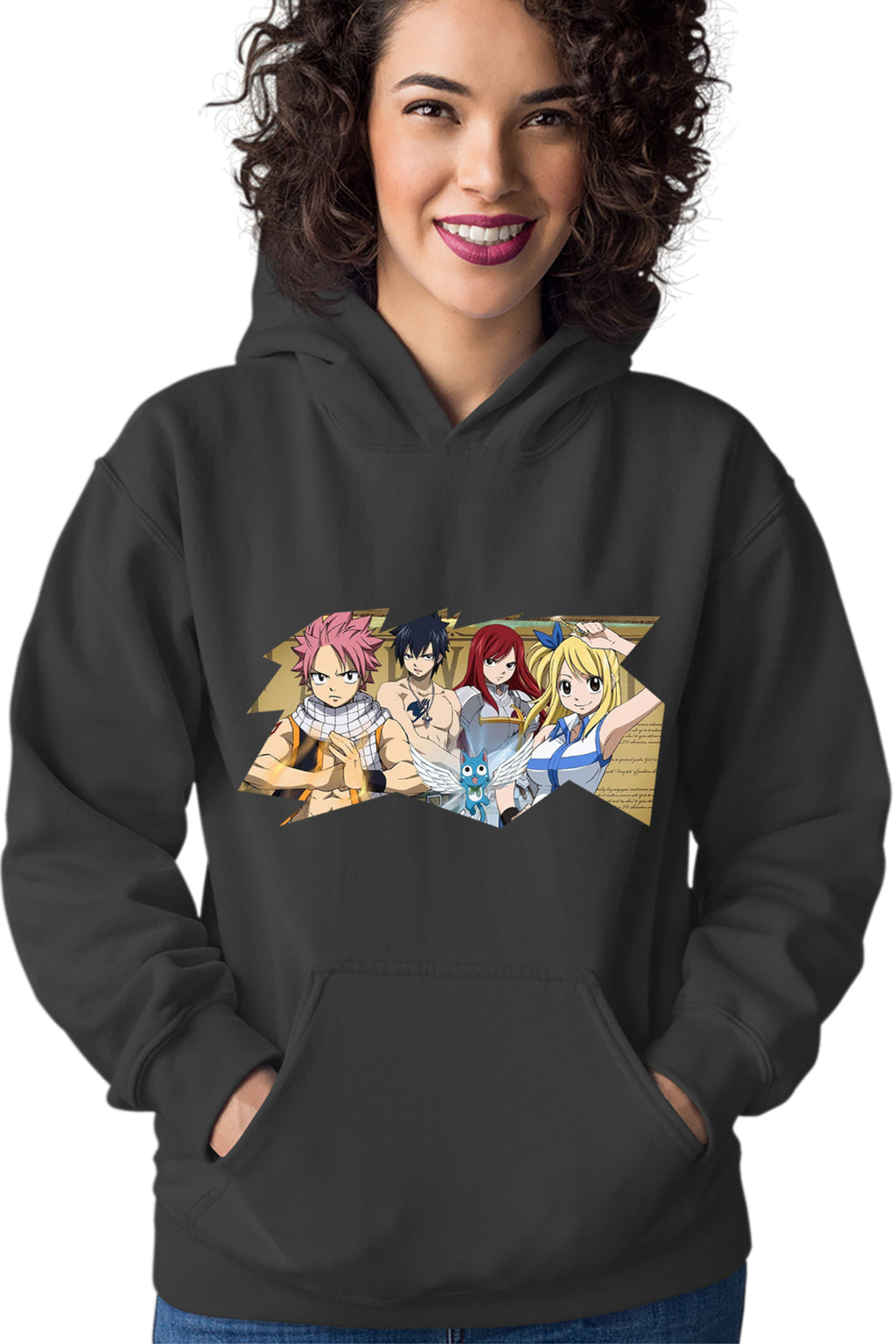 Hanorac dama Fairy Tail Best Friends Funny Cat Anime