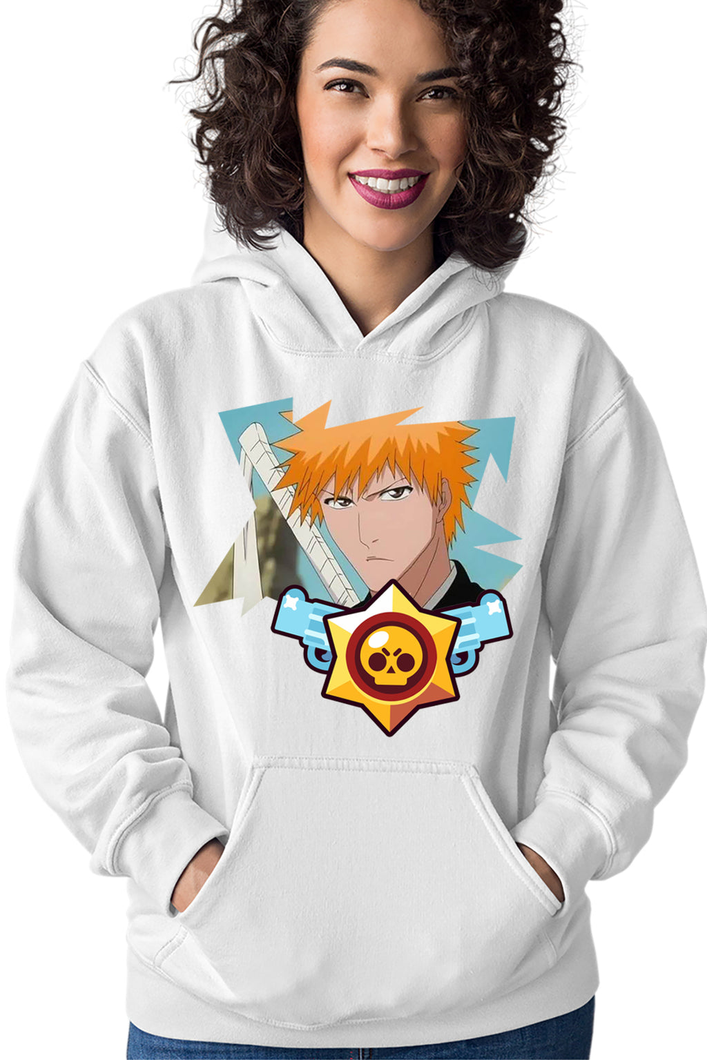 Hanorac dama Bleach Ichigo Brawl Stars Leon Samurai