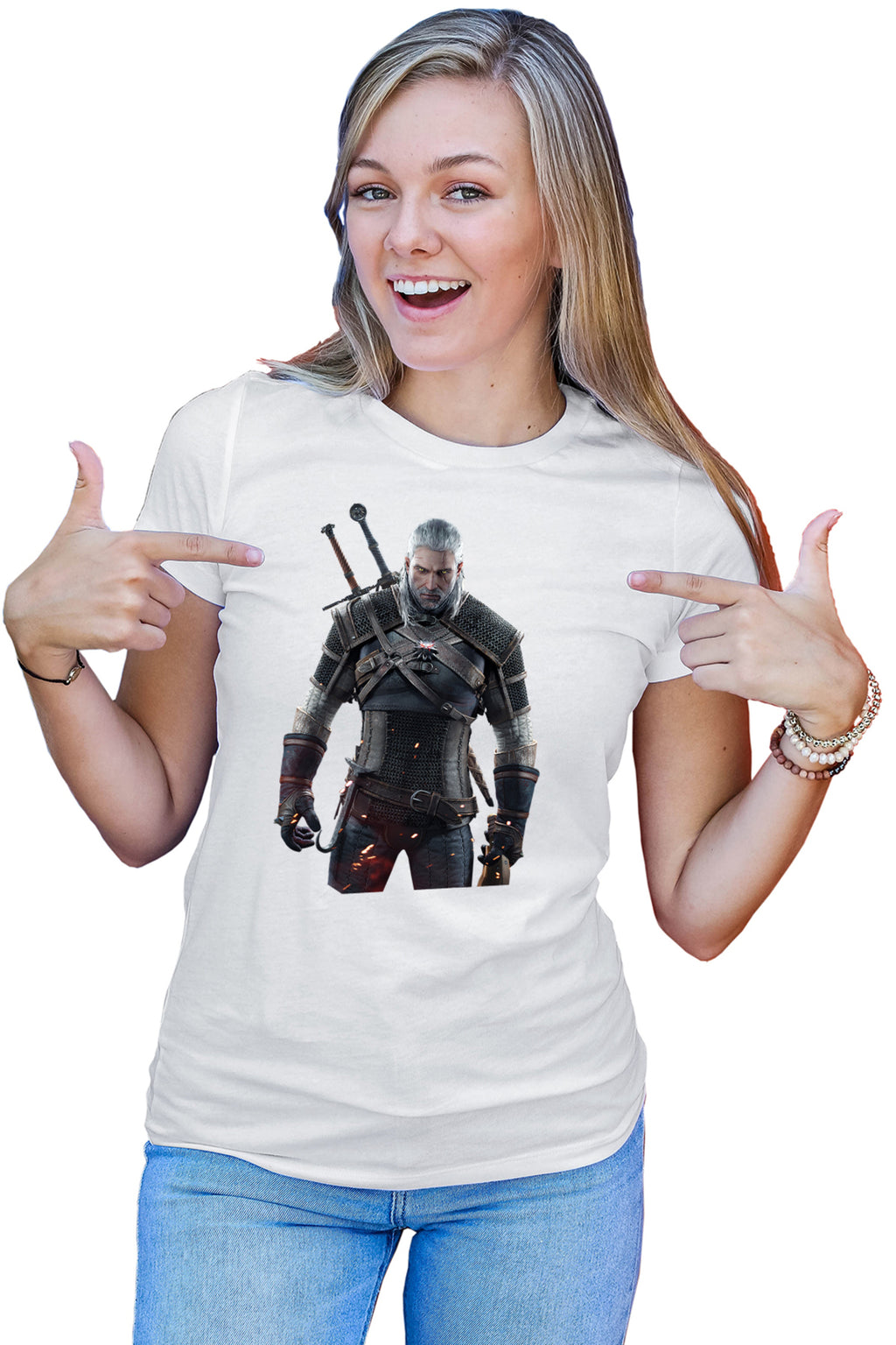Tricou dama The Witcher Geralt of Rivia Andrzej Sapkowski Game