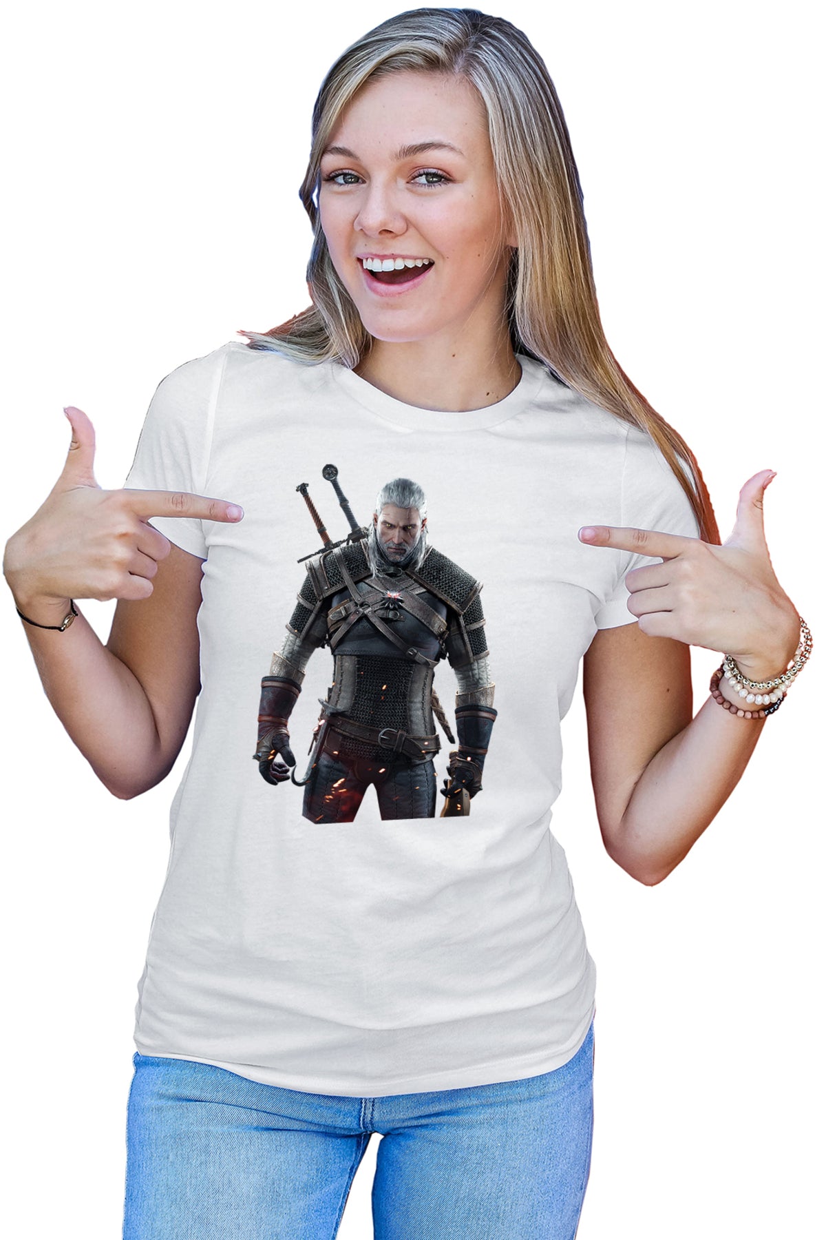 Tricou dama The Witcher Geralt of Rivia Andrzej Sapkowski Game