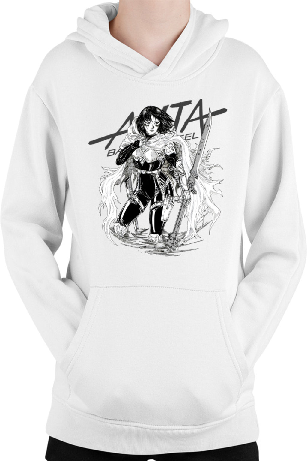Hanorac copii Battle Angel Alita Gally Armor Fight Anime Kage