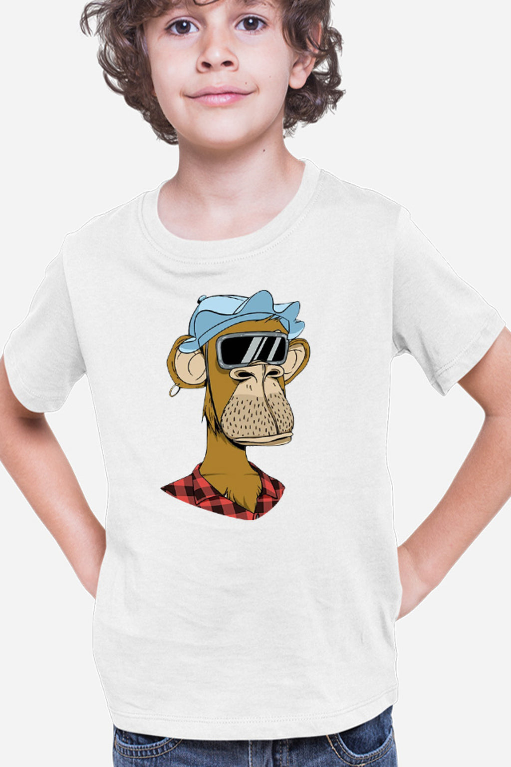 Tricou copii NFT Monkey Pyramid Thief Crypto Coin