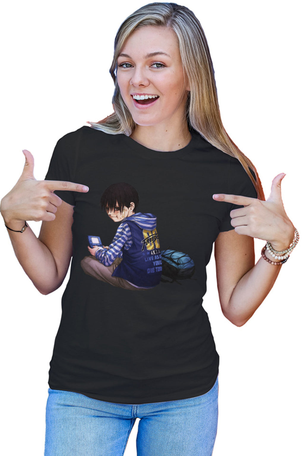 Tricou dama Btooom! Kou Child Bombs Extreme Game