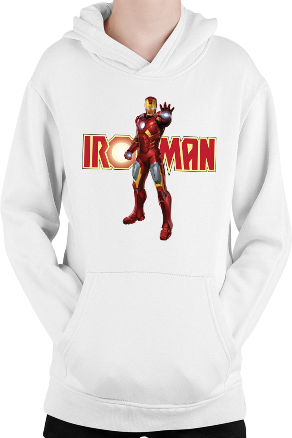 Hanorac copii Ironman Logo Suit Accident American Comic Books