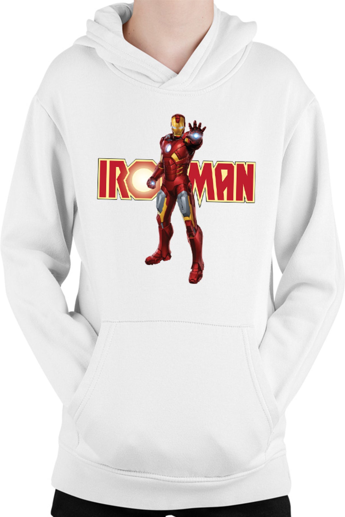 Hanorac copii Ironman Logo Suit Accident American Comic Books