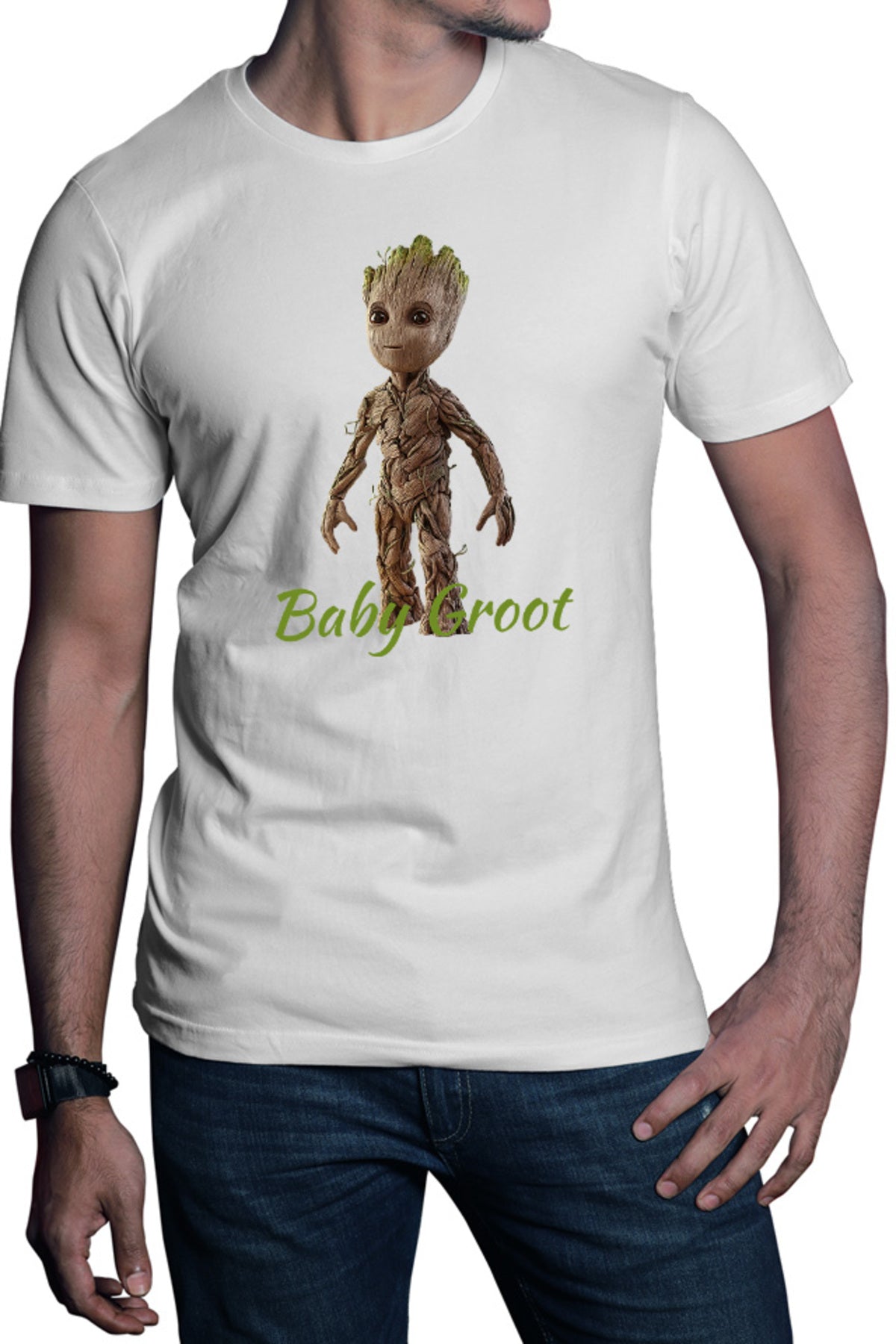 Tricou barbati Baby Groot Nature Living Planet Gamora Rocket