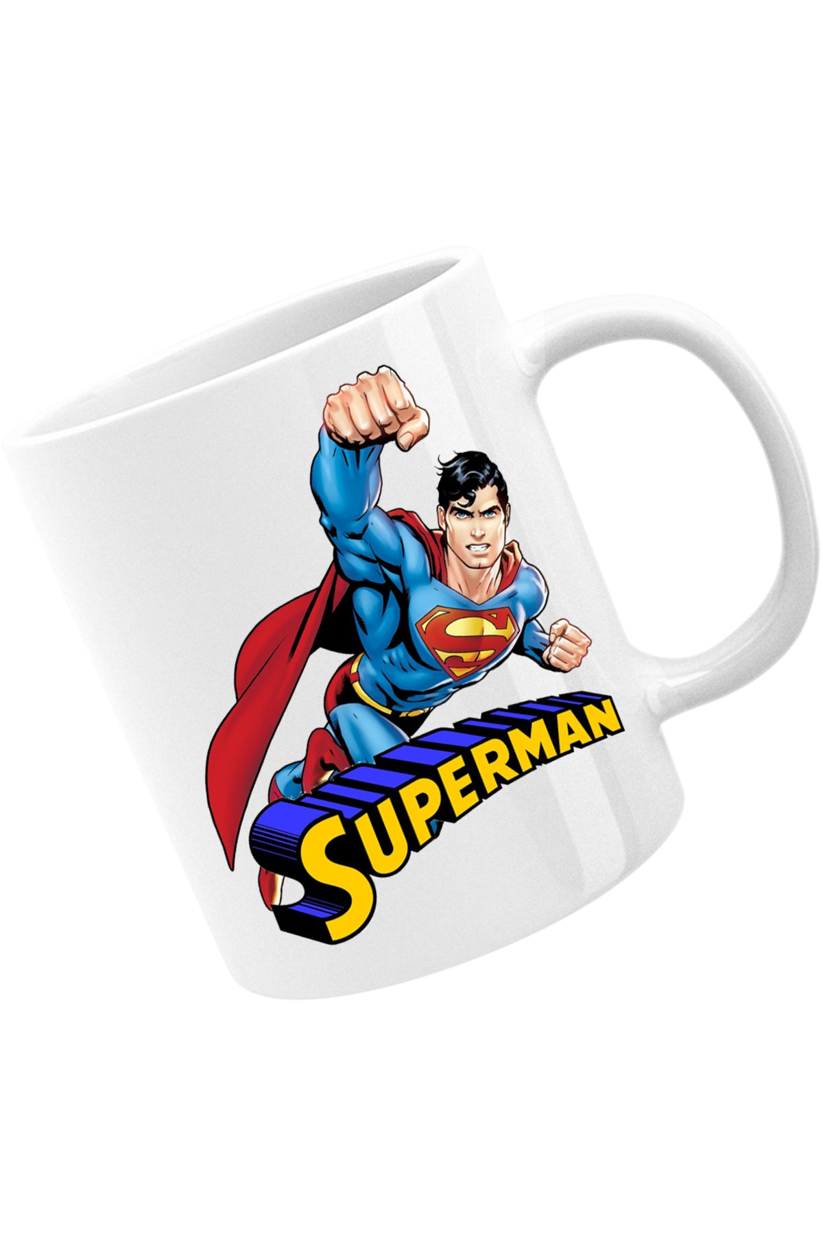Cana Superman Men of Steel Revine Desen, alba, 330 ml