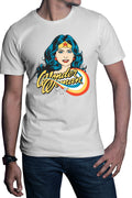 Tricou barbati Wonder Woman Retro Comics Star Beautiful Power