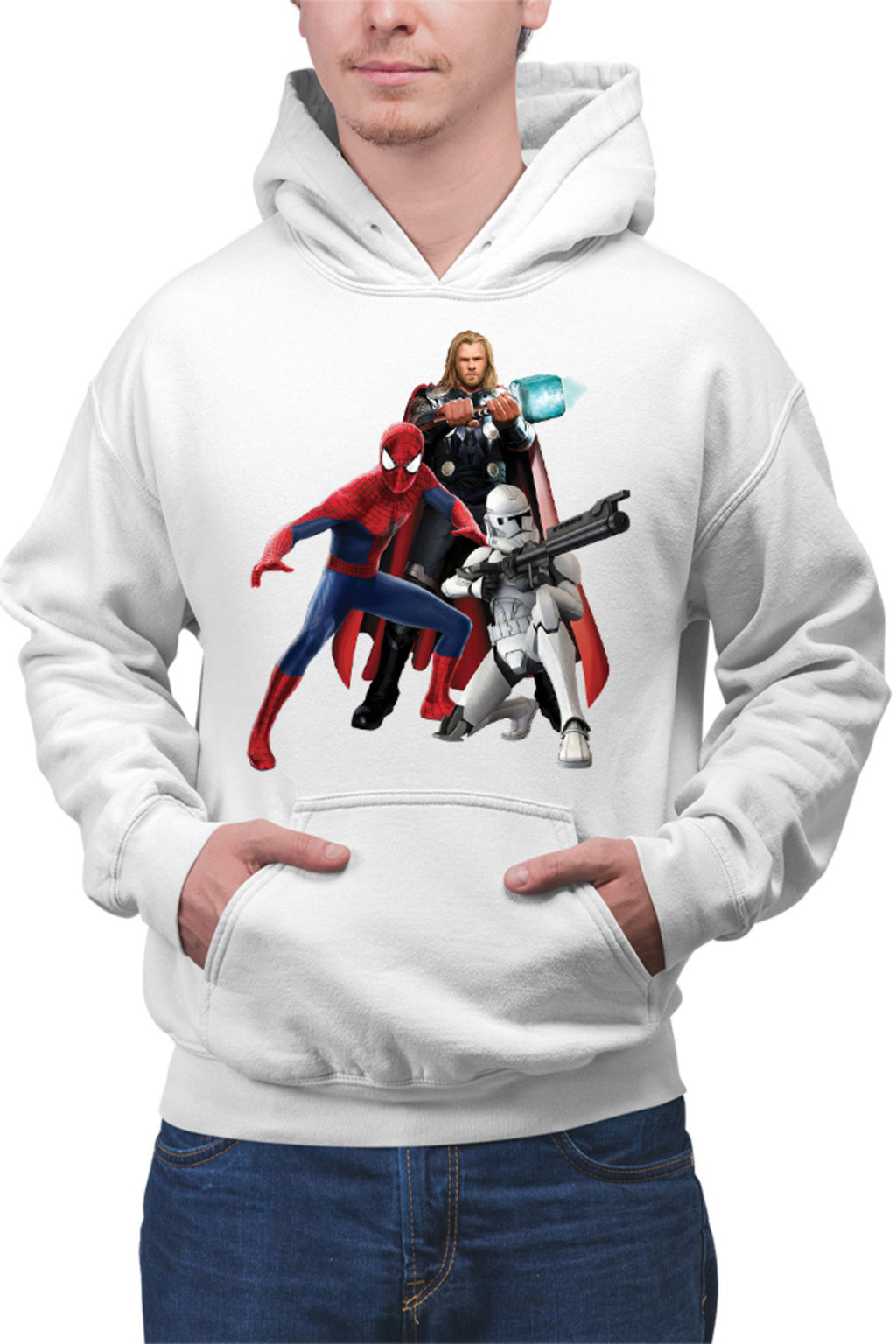 Hanorac barbati Star Wars Spiderman Thor Marvel Clone Trooper