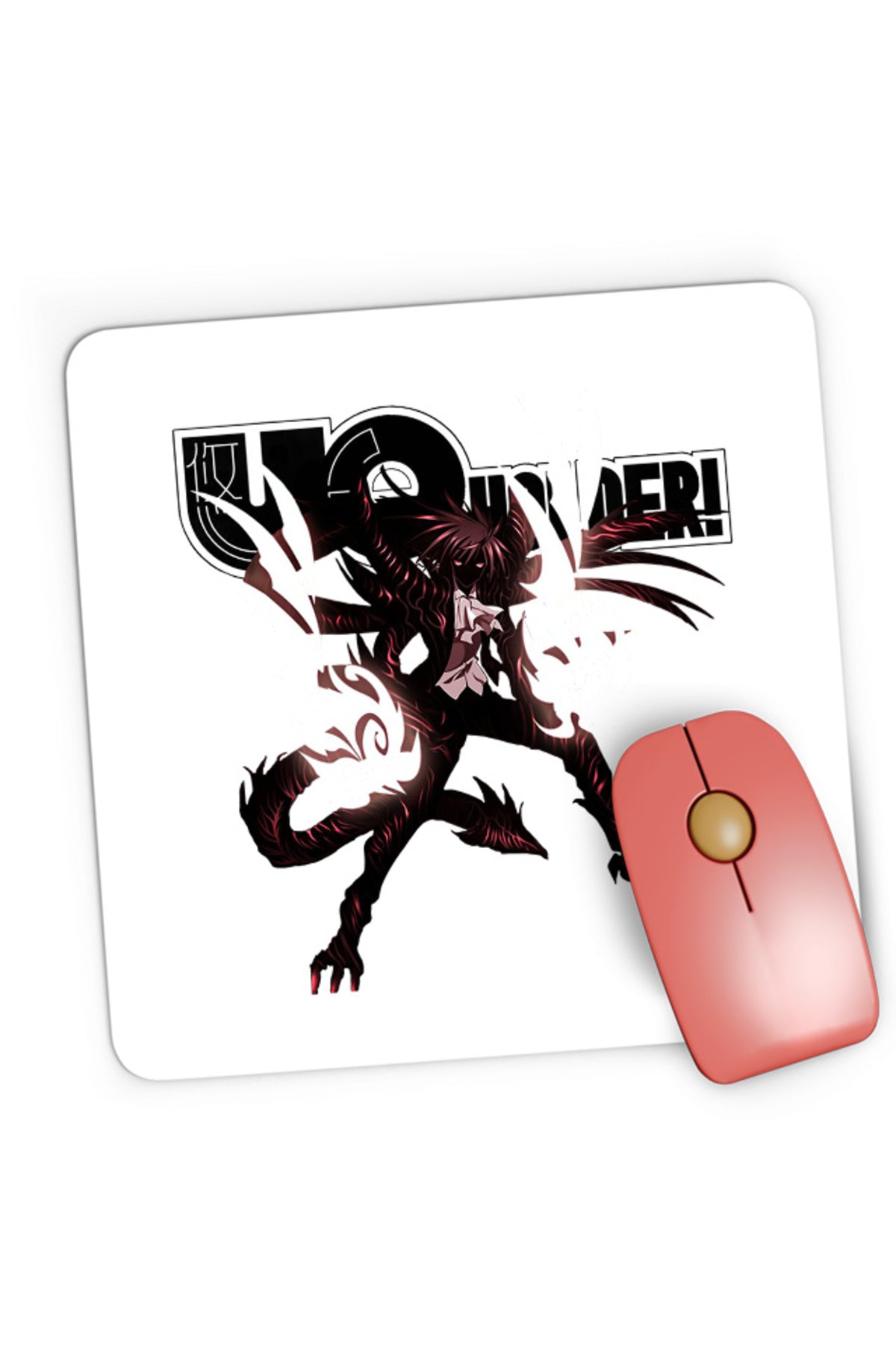 Mousepad Gaming UQ Holder Touta Demon Form Sci-Fi Youkai Samurai, 21x19 cm