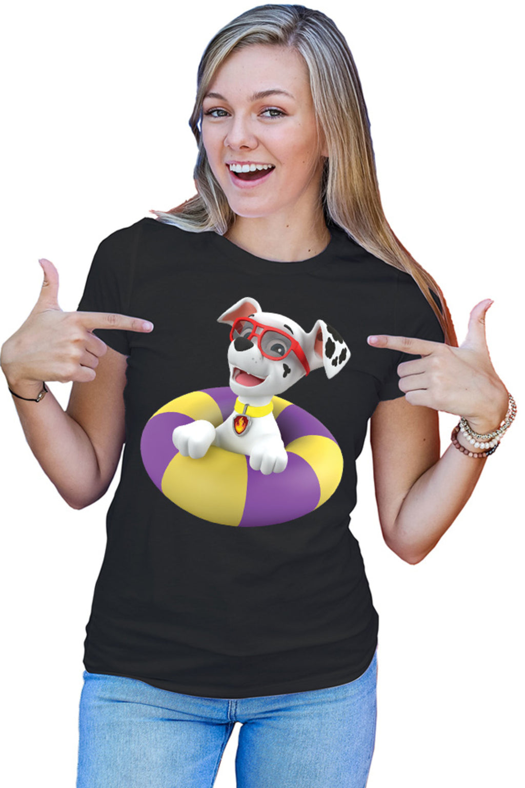 Tricou dama Paw Patrol Pup Patroller Air Save Cartoon Best Friend
