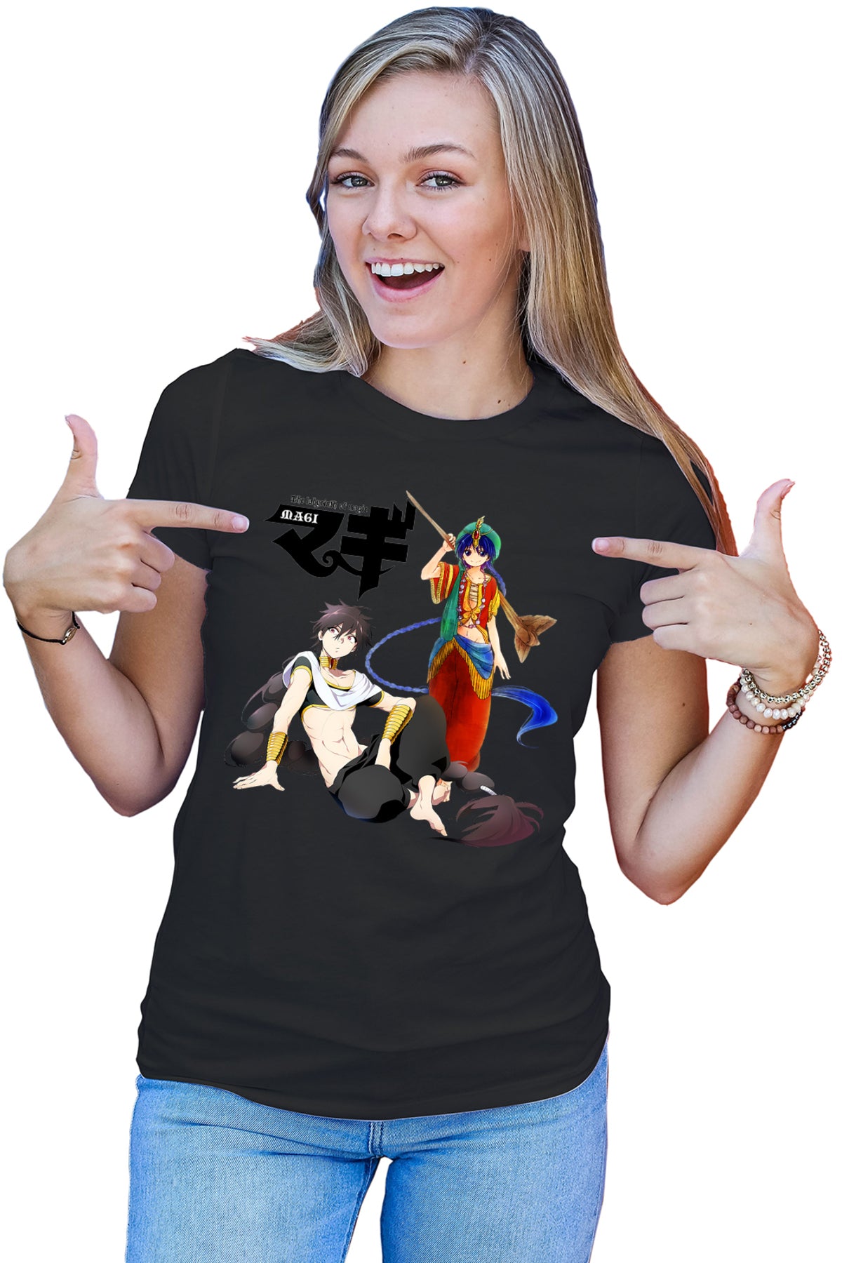 Tricou dama Magi The Labyrinth of Magic Alladin Judar Adventure