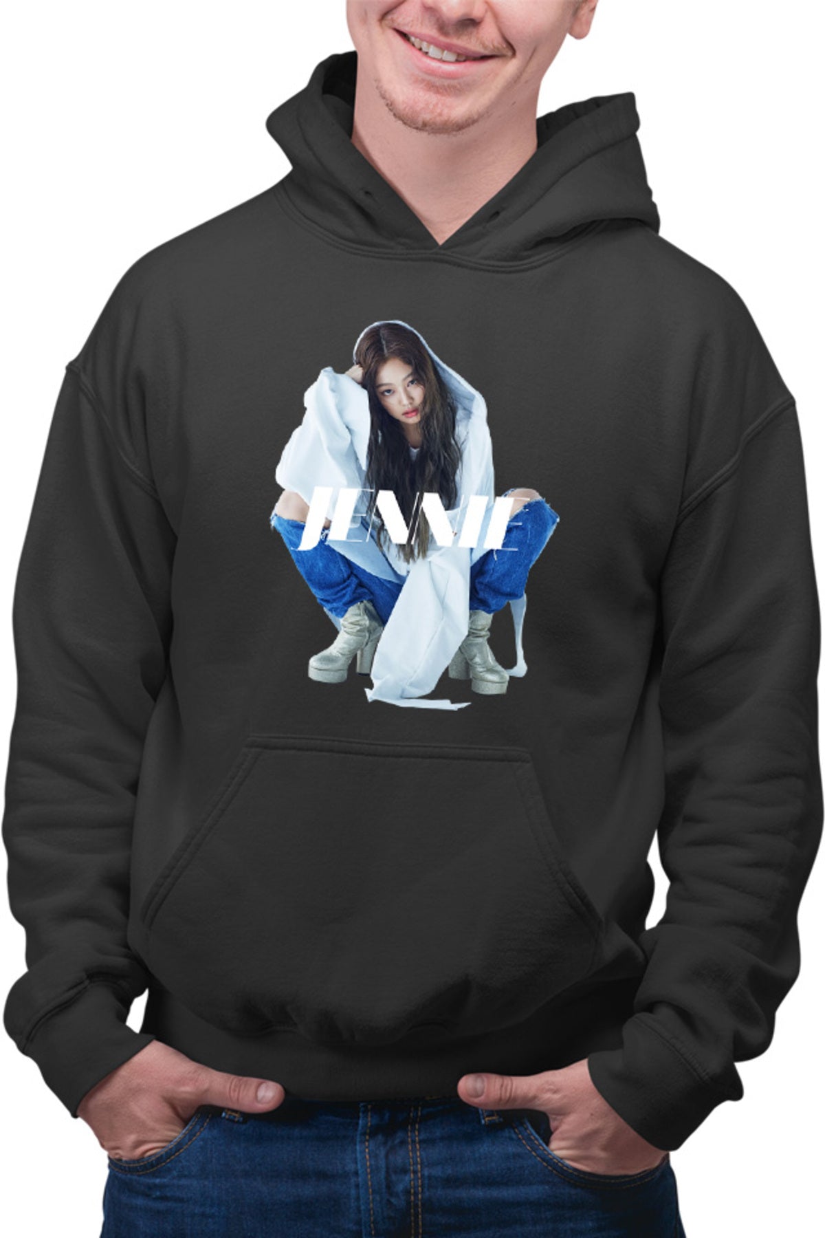 Hanorac barbati Blackpink Jennie Famboy y Idol Singer Voice