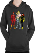 Hanorac copii Aquaman Batgirl Flash Comics Cartoons Water Action