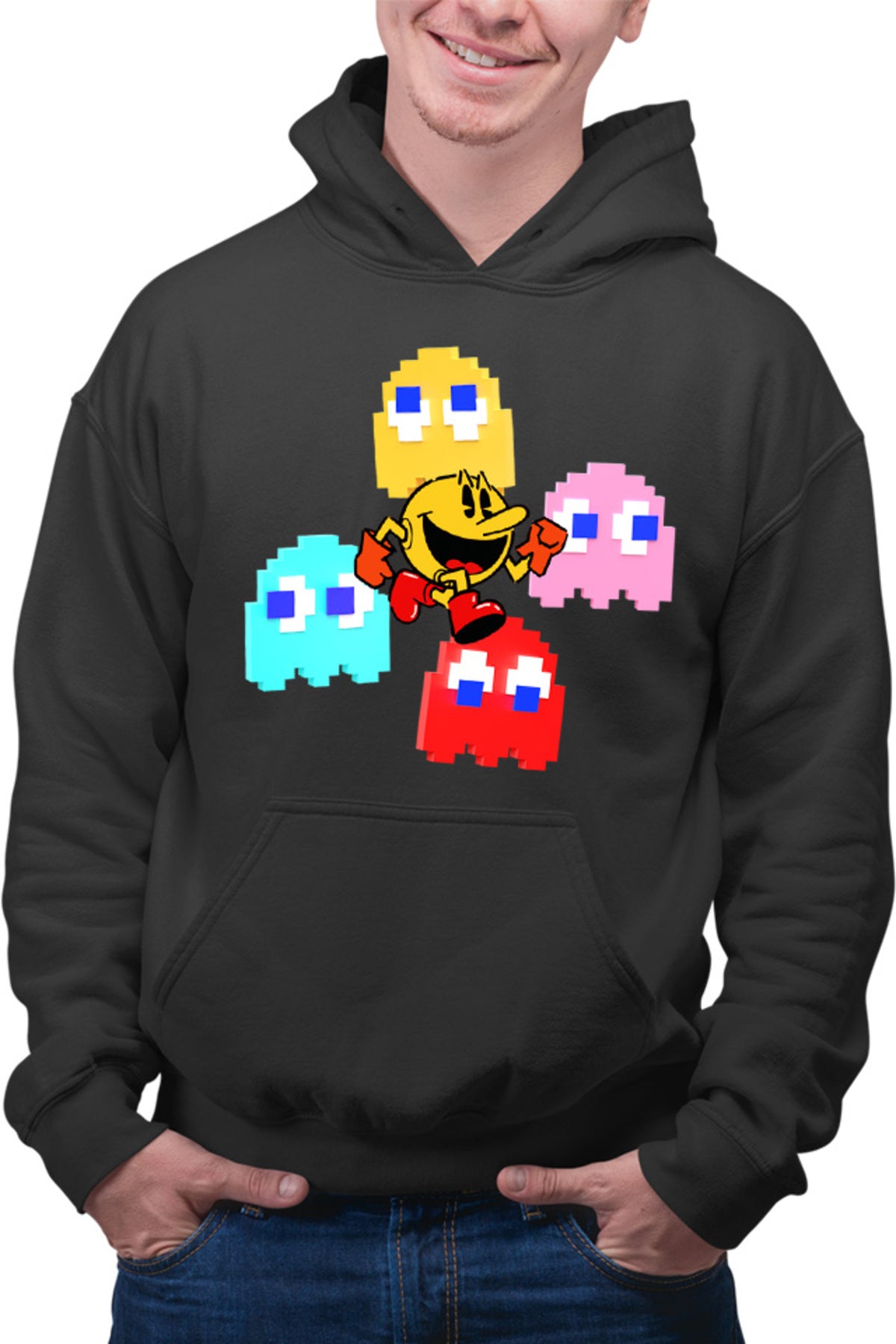 Hanorac barbati Pac Man Ghosts Powerful Arcade Japanese