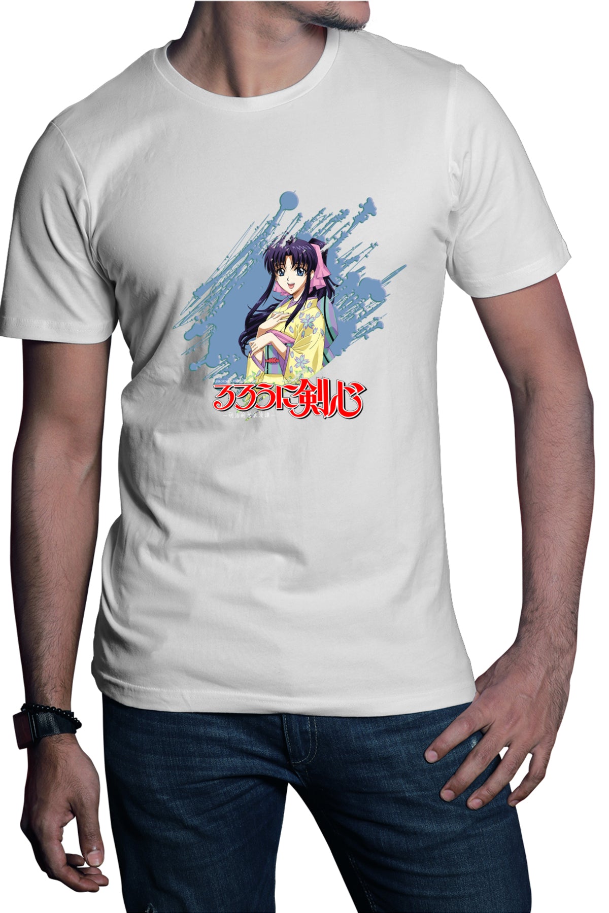 Tricou barbati Rurouni Kenshin Kaori Brush Himura Shonen