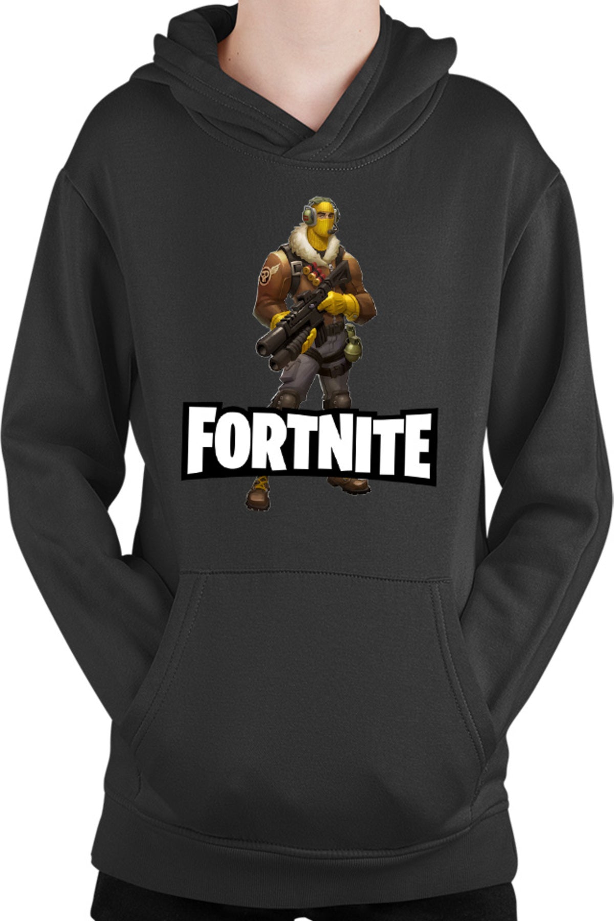 Hanorac copii Fortnite Mask Male Arena Zone Gameplay Pro