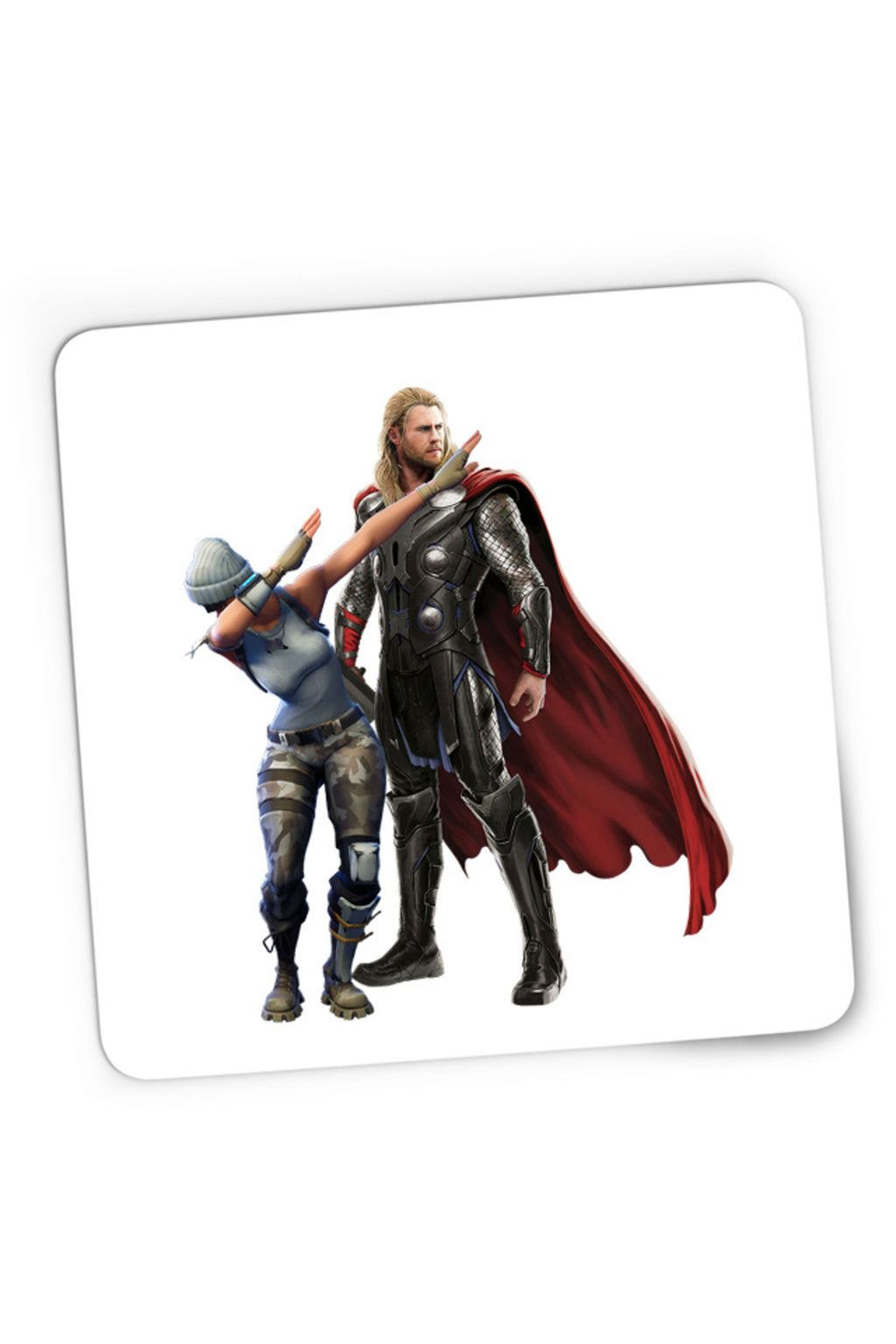 Mousepad Gaming Fortnite Dub Meme Thor Hammer , 21x19 cm
