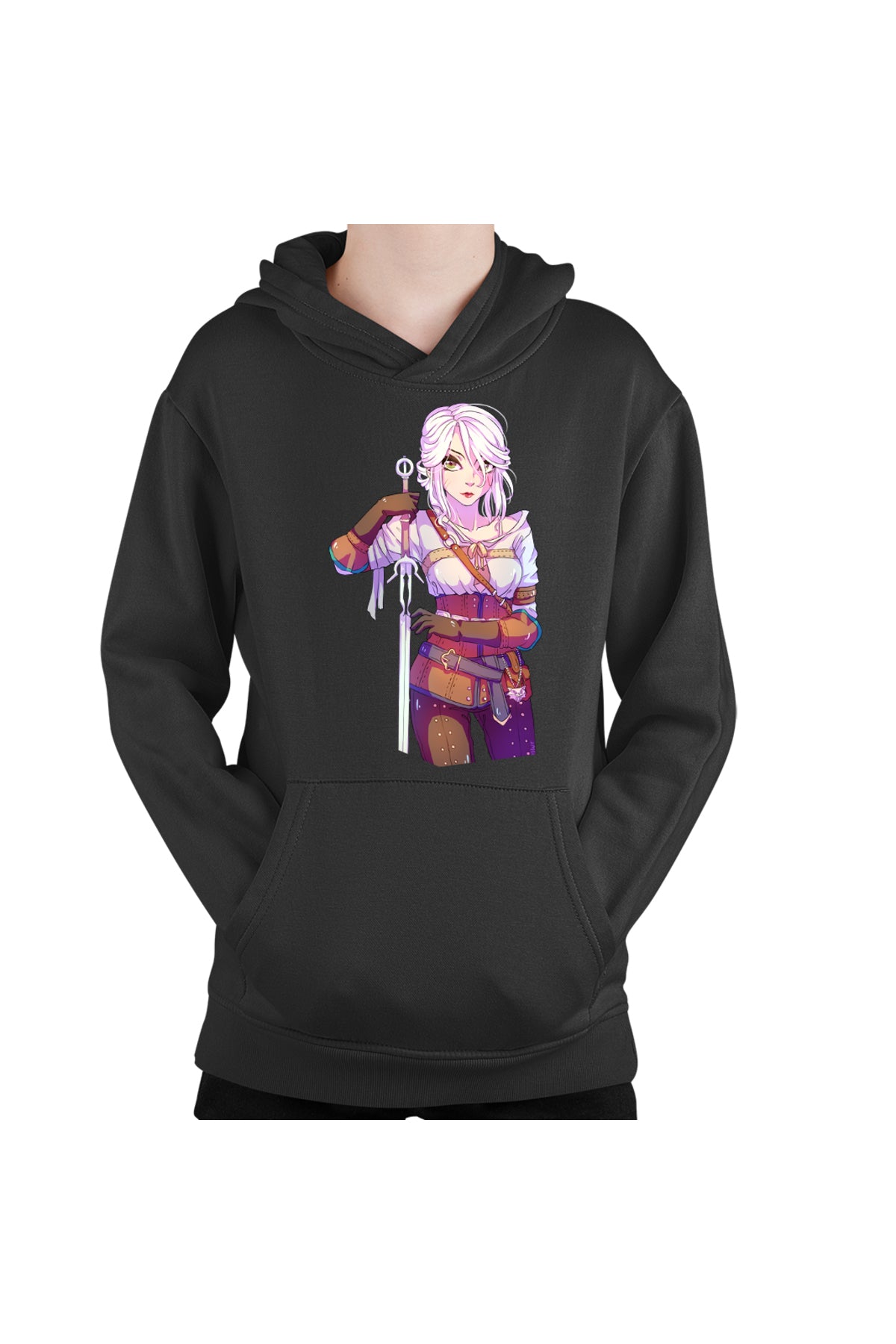 Hanorac copii The Witcher Ciri Anime Mangaka Girl Hunter
