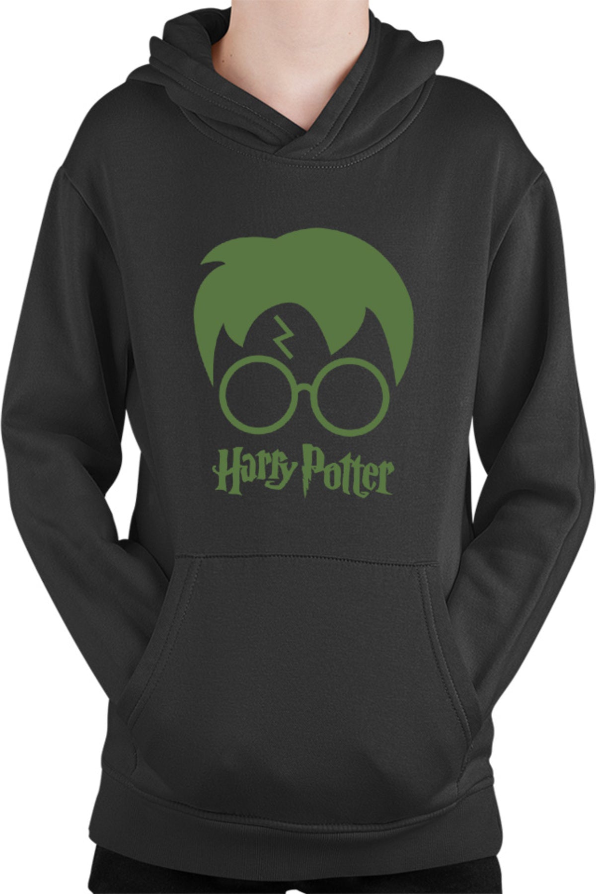 Hanorac copii Harry Potter Logo Hair Style Glasses
