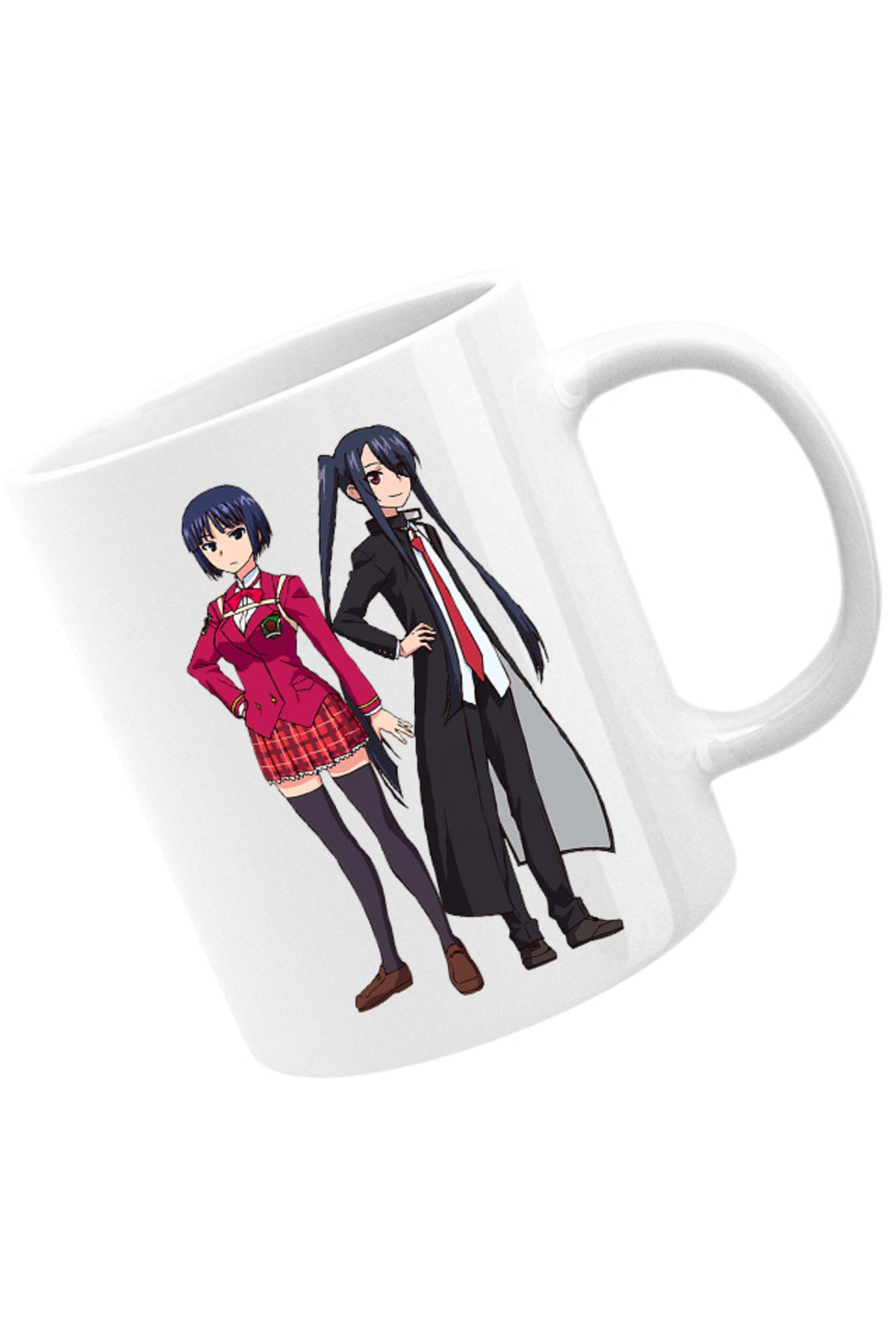 Cana UQ Holder Kuroumaru Orte School Uniform Anime Girl, alba, 330 ml