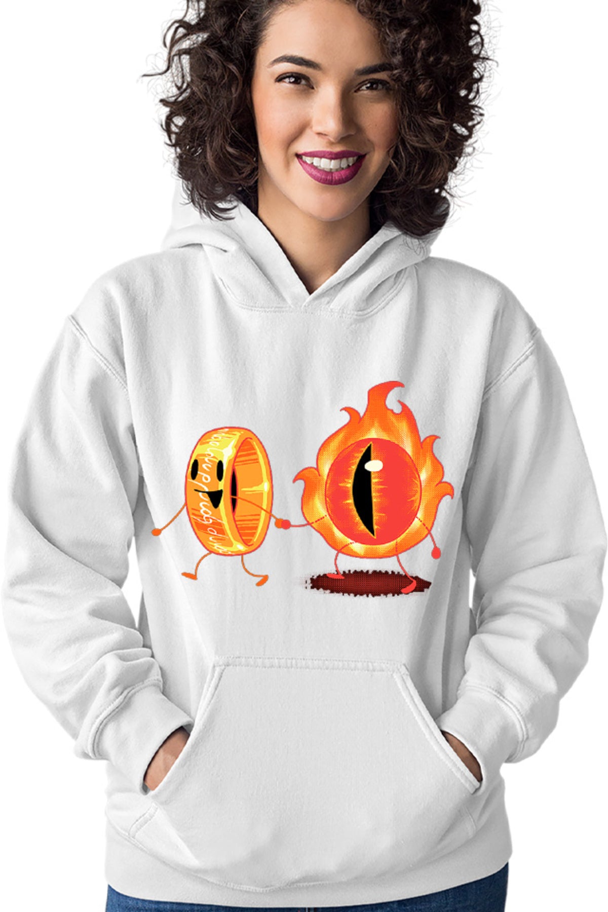 Hanorac dama Lord of the Rings Eye Cute Illustration Friends Drama