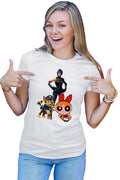 Tricou dama Fortnite Panter Cat Costume Skin Powerpuff Girls
