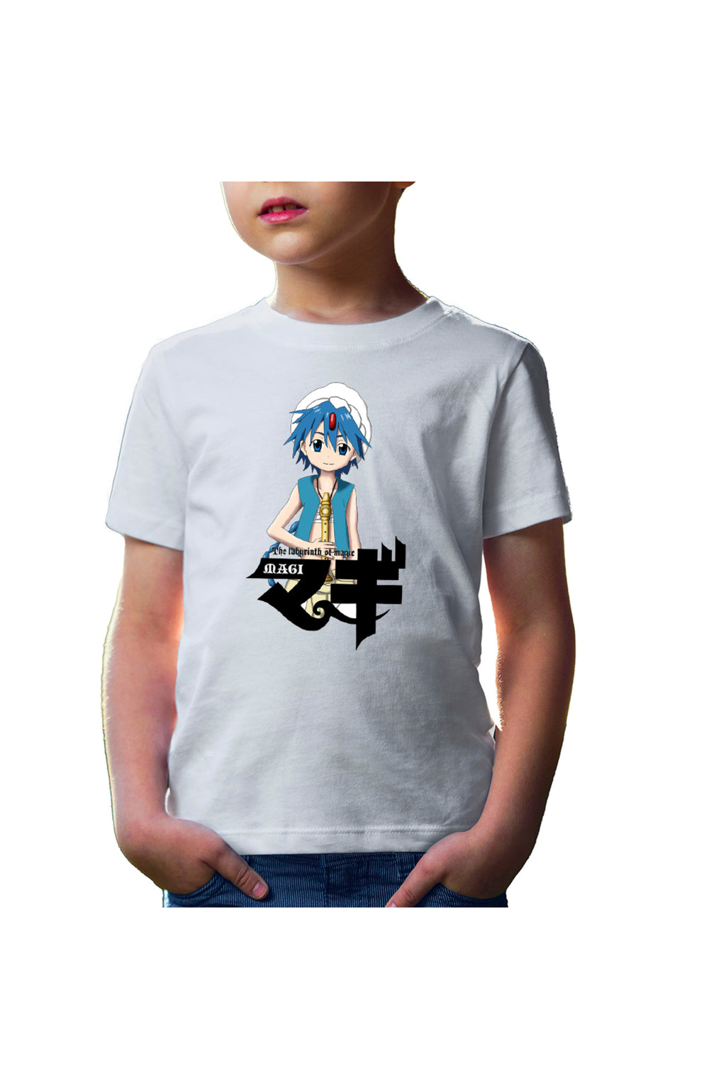 Tricou copii Magi The Labyrinth of Magic Alladin Flute Logo