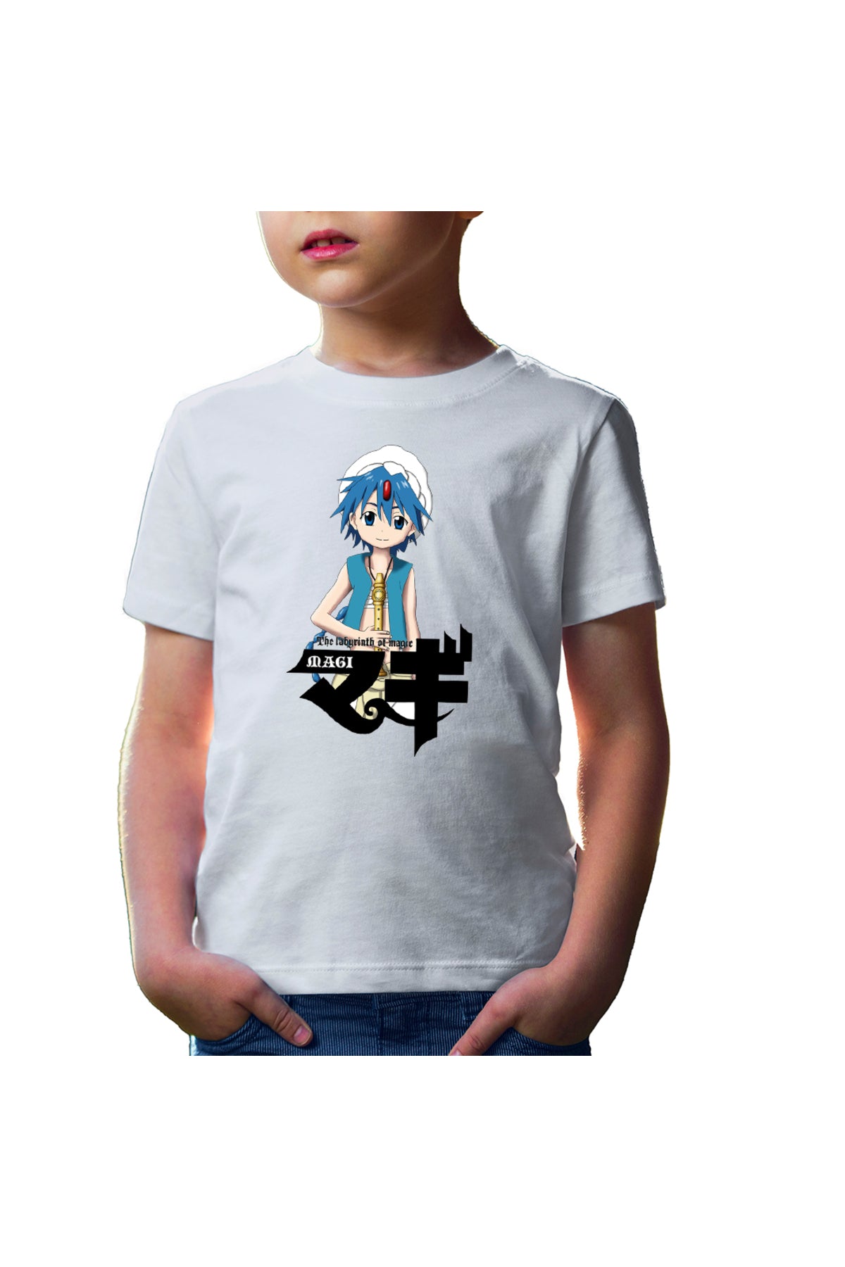 Tricou copii Magi The Labyrinth of Magic Alladin Flute Logo