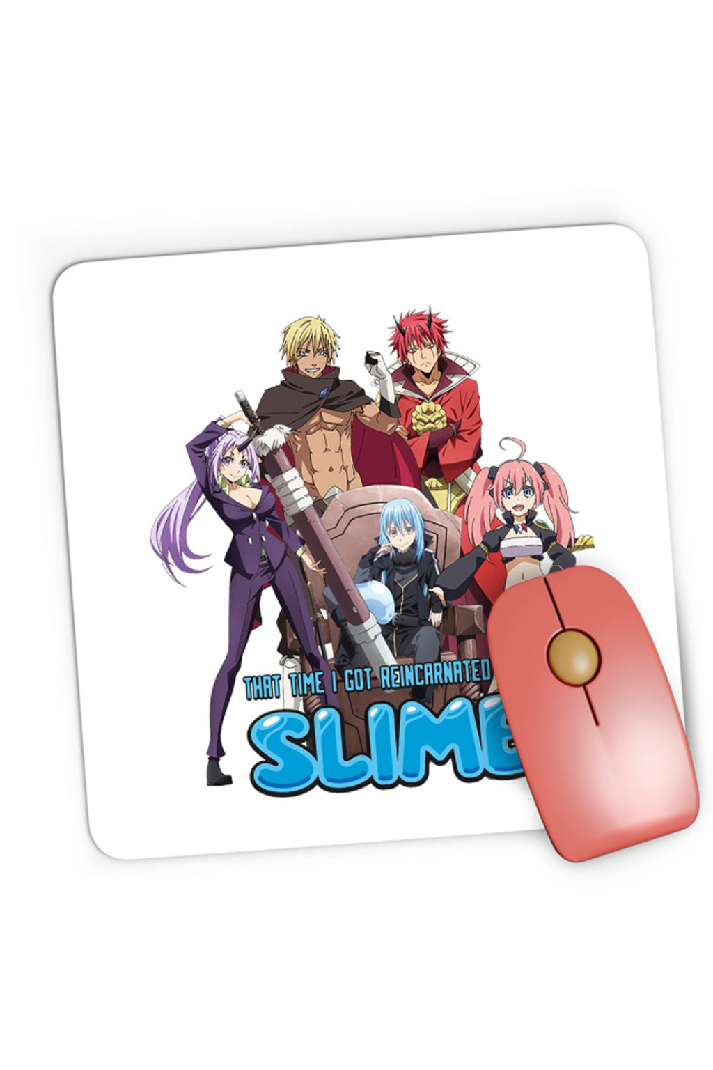 Mousepad Gaming TenSura Slime Benimaru Veldora Rinmaru, 21x19 cm