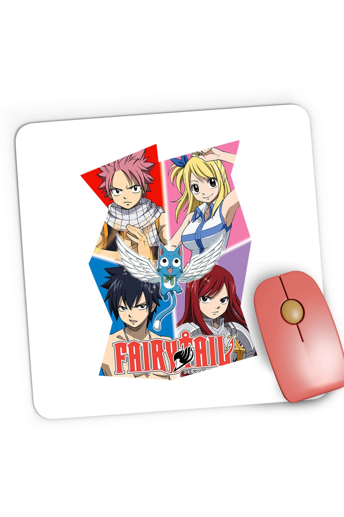 Mousepad Gaming Fairy Tail Dream Team Gang Cool Hero, 21x19 cm