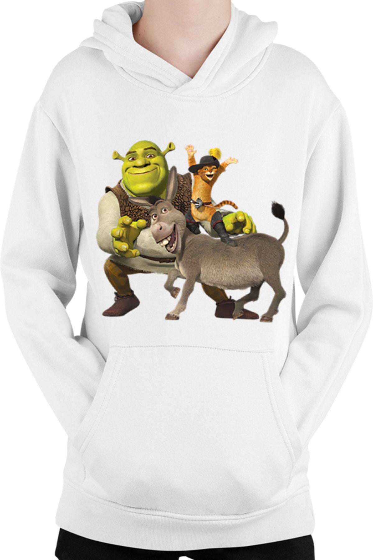 Hanorac copii Shrek Donkey Puss In The Boots Story