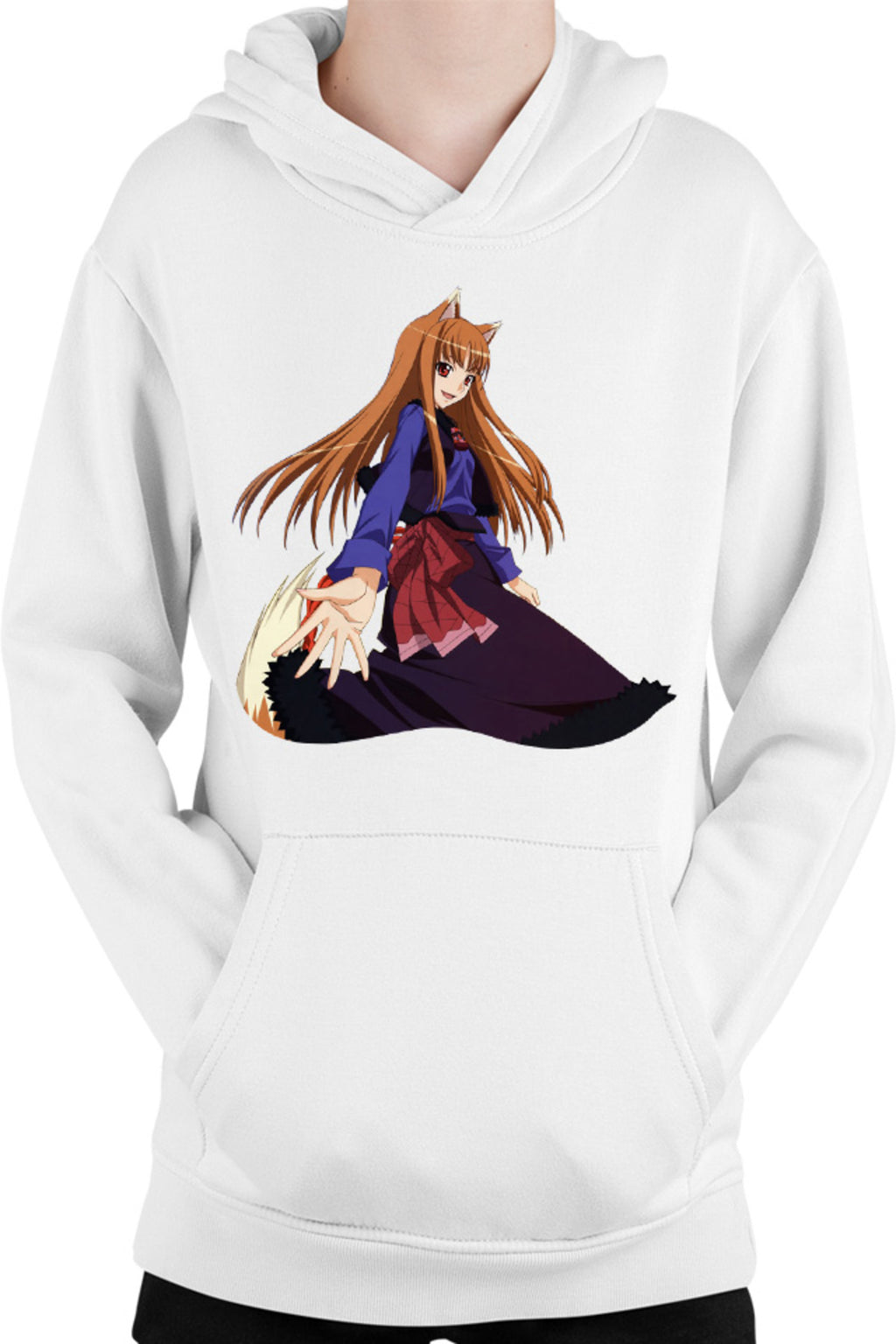 Hanorac copii Spice And Wolf Holo Kitsune Dance Romance