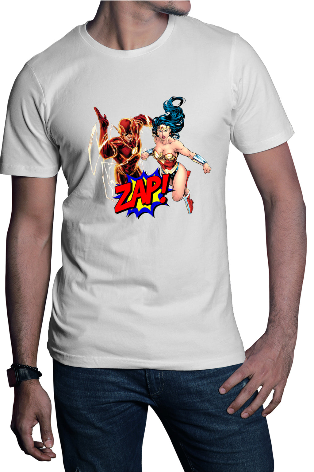Tricou barbati The Flash Wonder Woman Girl Power