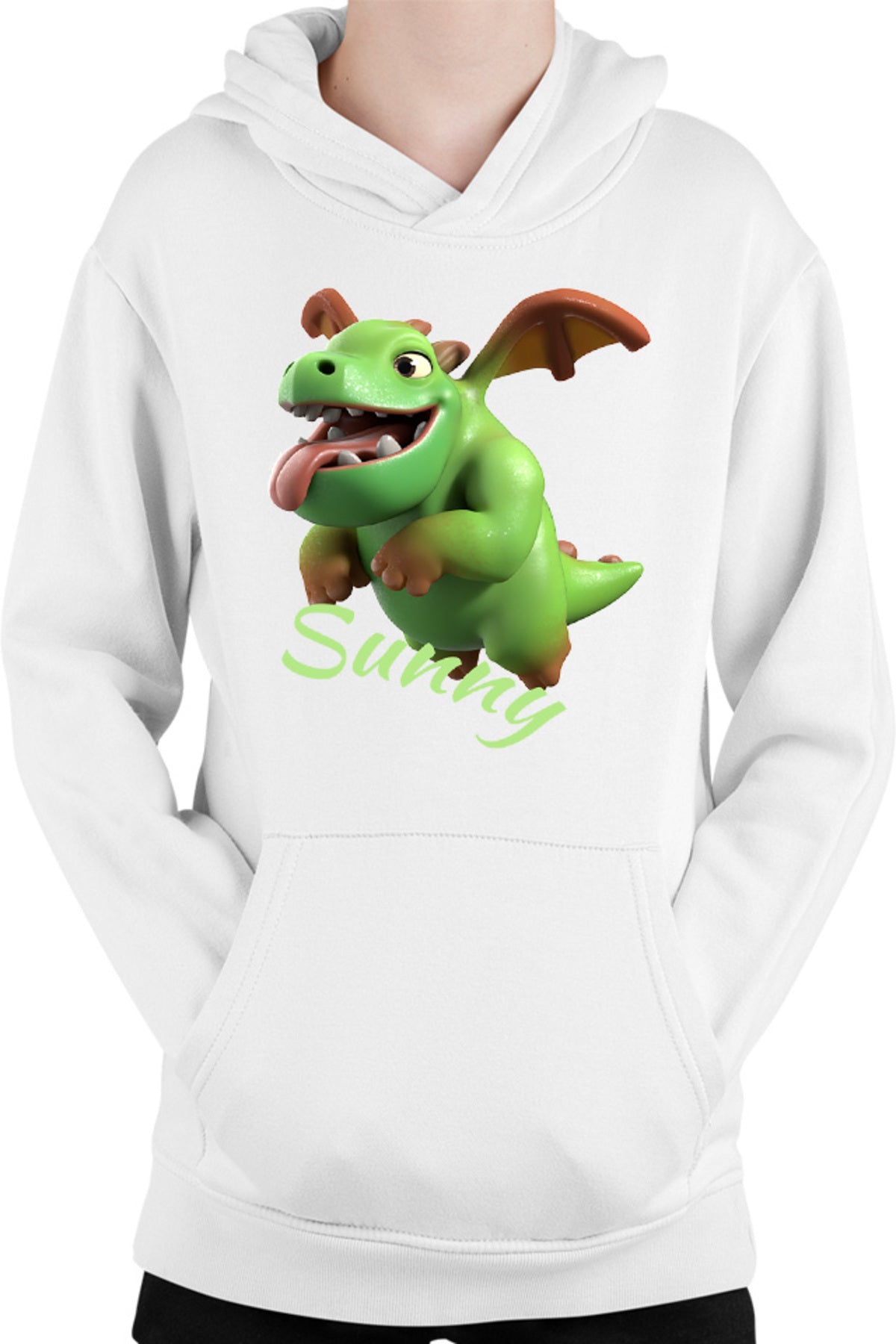 Hanorac copii Clash of Clans Mini Dinosaur Happy Flying Positive Energy