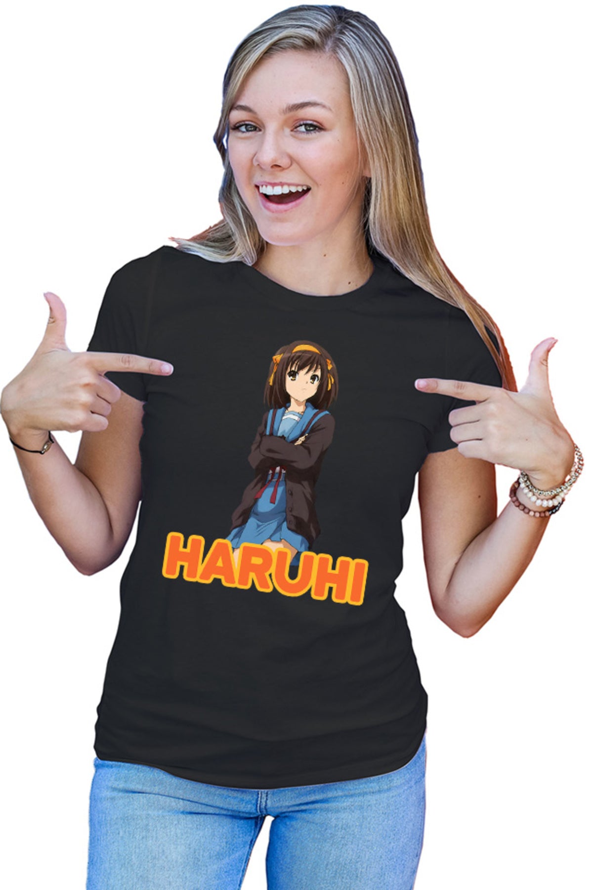 Tricou dama Haruhi Suzumiya Nagaru Tanigawa SOS Club