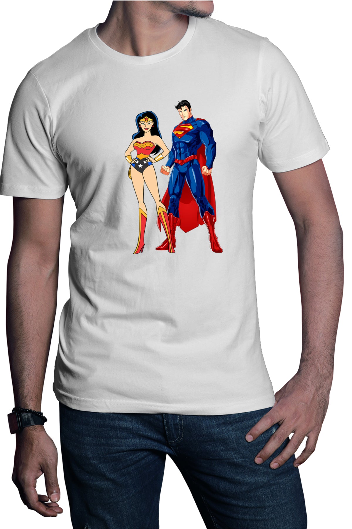 Tricou barbati Superman Wonder Woman Superwoman Girl Power