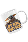 Cana Star Wars Baby Yoda Cute Small Logo Power, alba, 330 ml