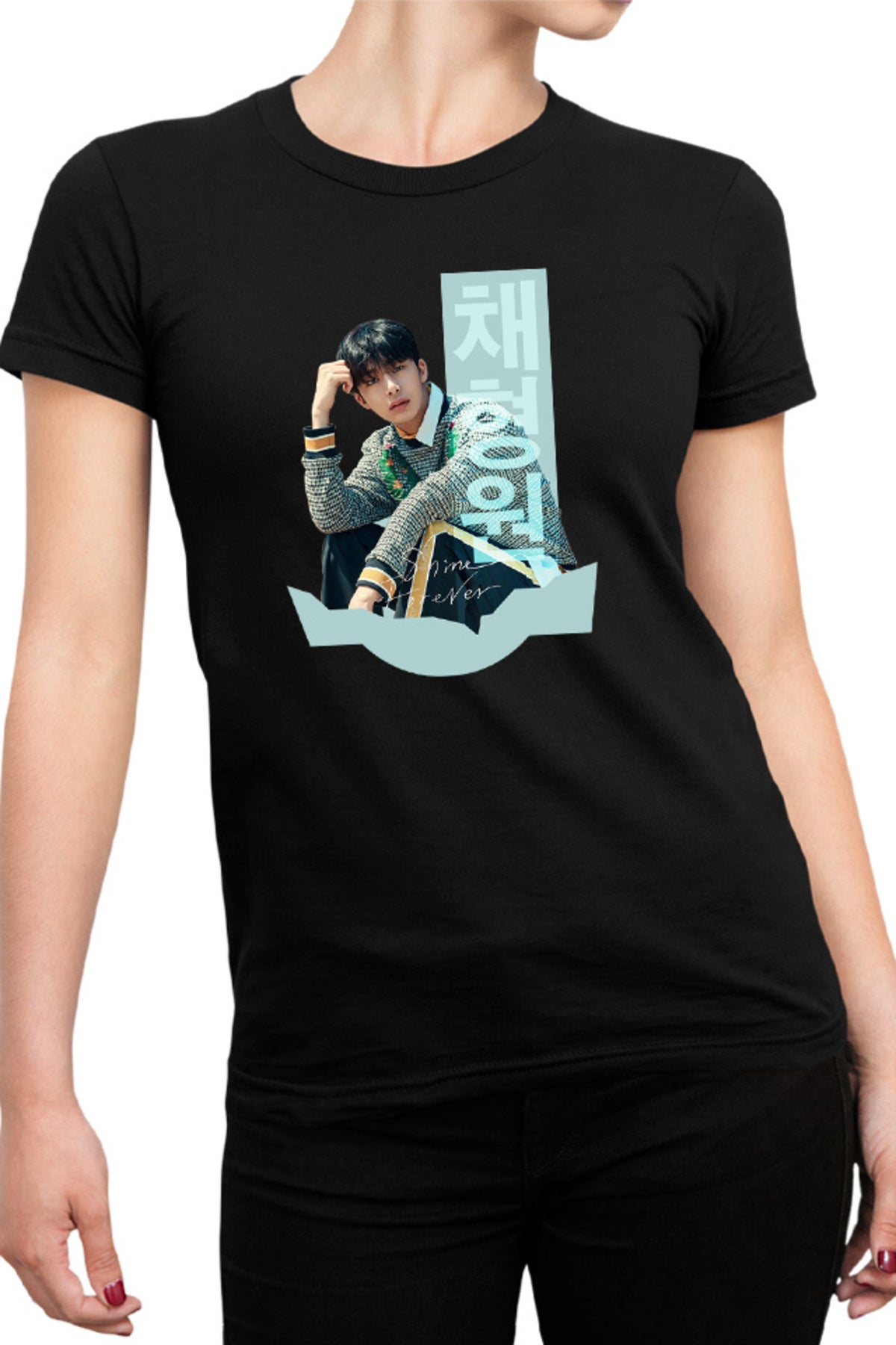 Tricou dama MonstaX Shine Hyungwon Actor Dancer Collection Idol