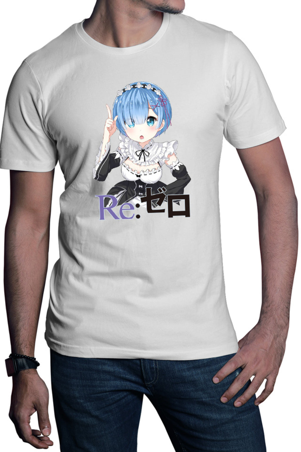 Tricou barbati Re Zero REM Doki Doki Best Waifu Demon