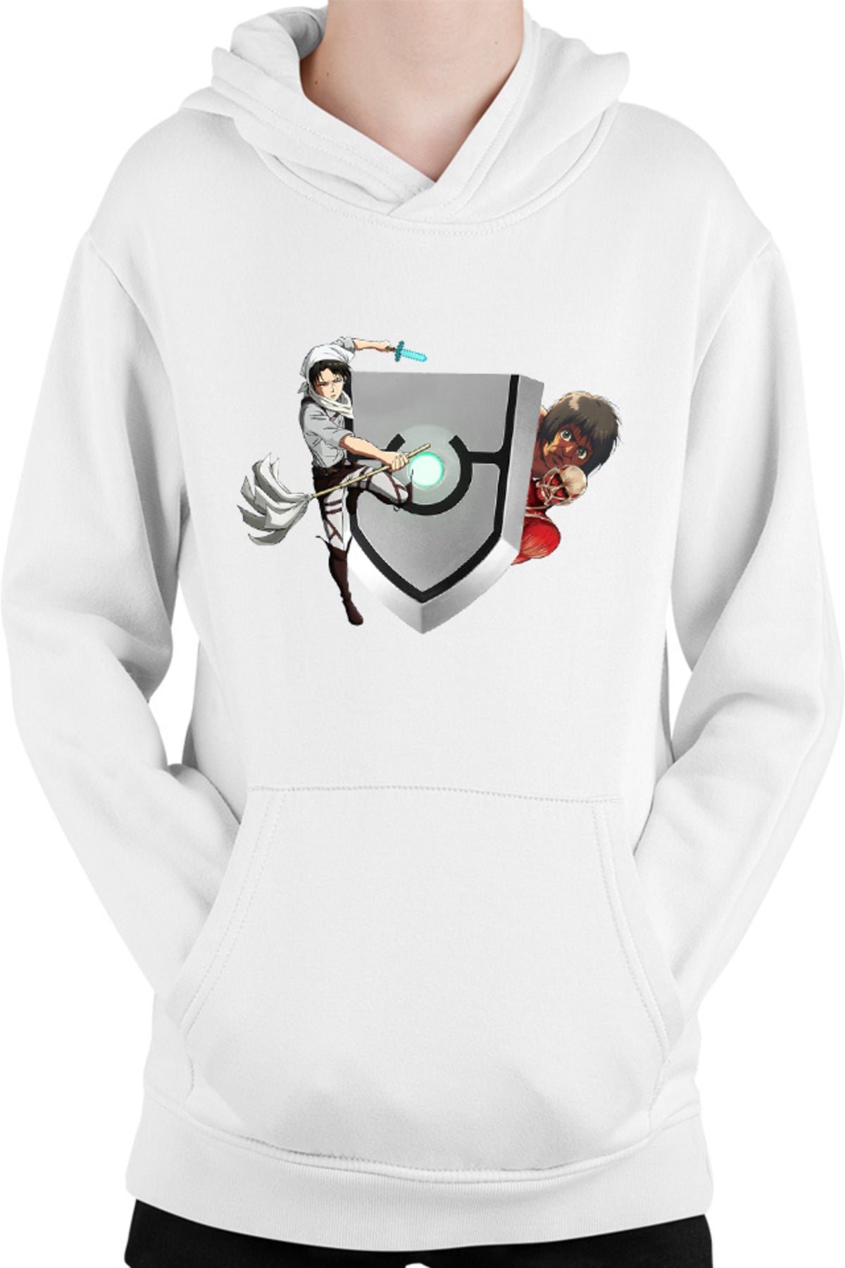Hanorac copii Rising of the Shield Hero Levi Attack on Titan Collosal Clean Naofumi