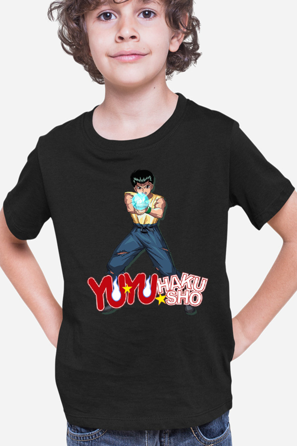 Tricou copii Yu Yu Hakusho Yusuke Urameshi Super Power Paranormal Anime