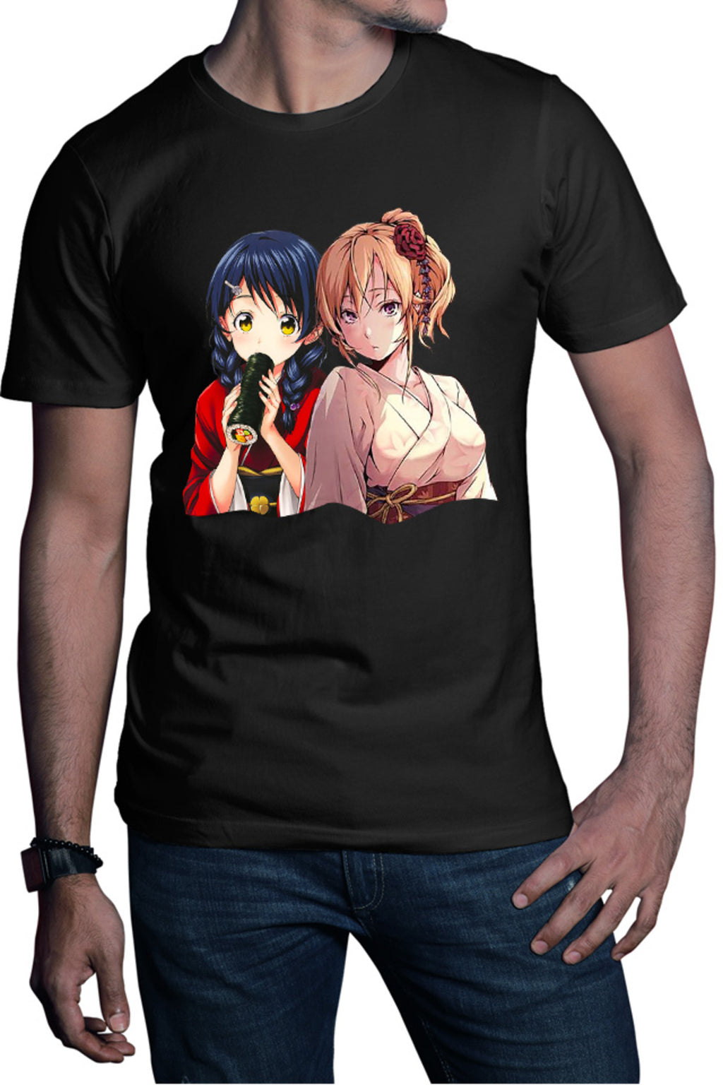 Tricou barbati Food Wars Erina Megumi Matsuri Japan Kimono