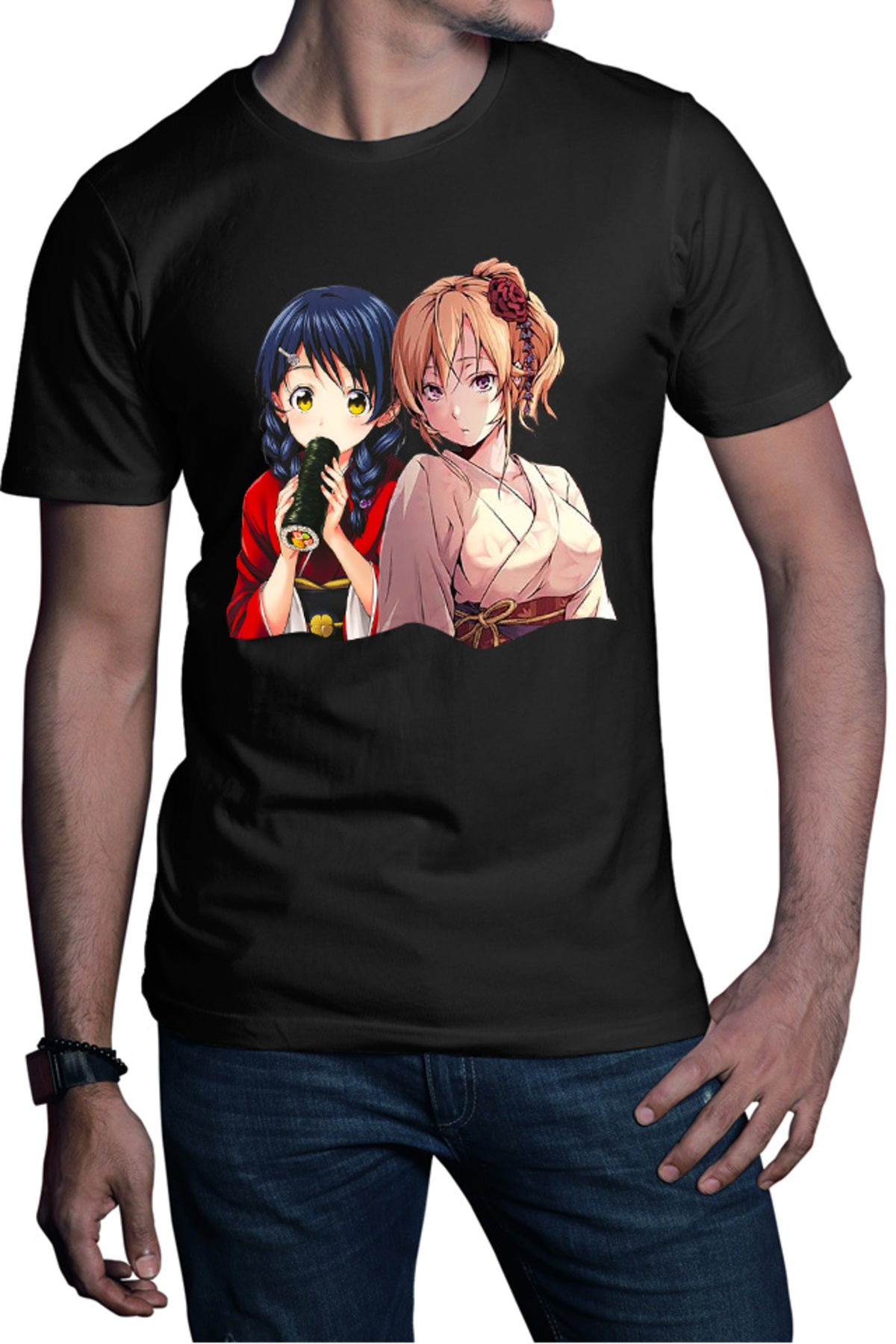 Tricou barbati Food Wars Erina Megumi Matsuri Japan Kimono
