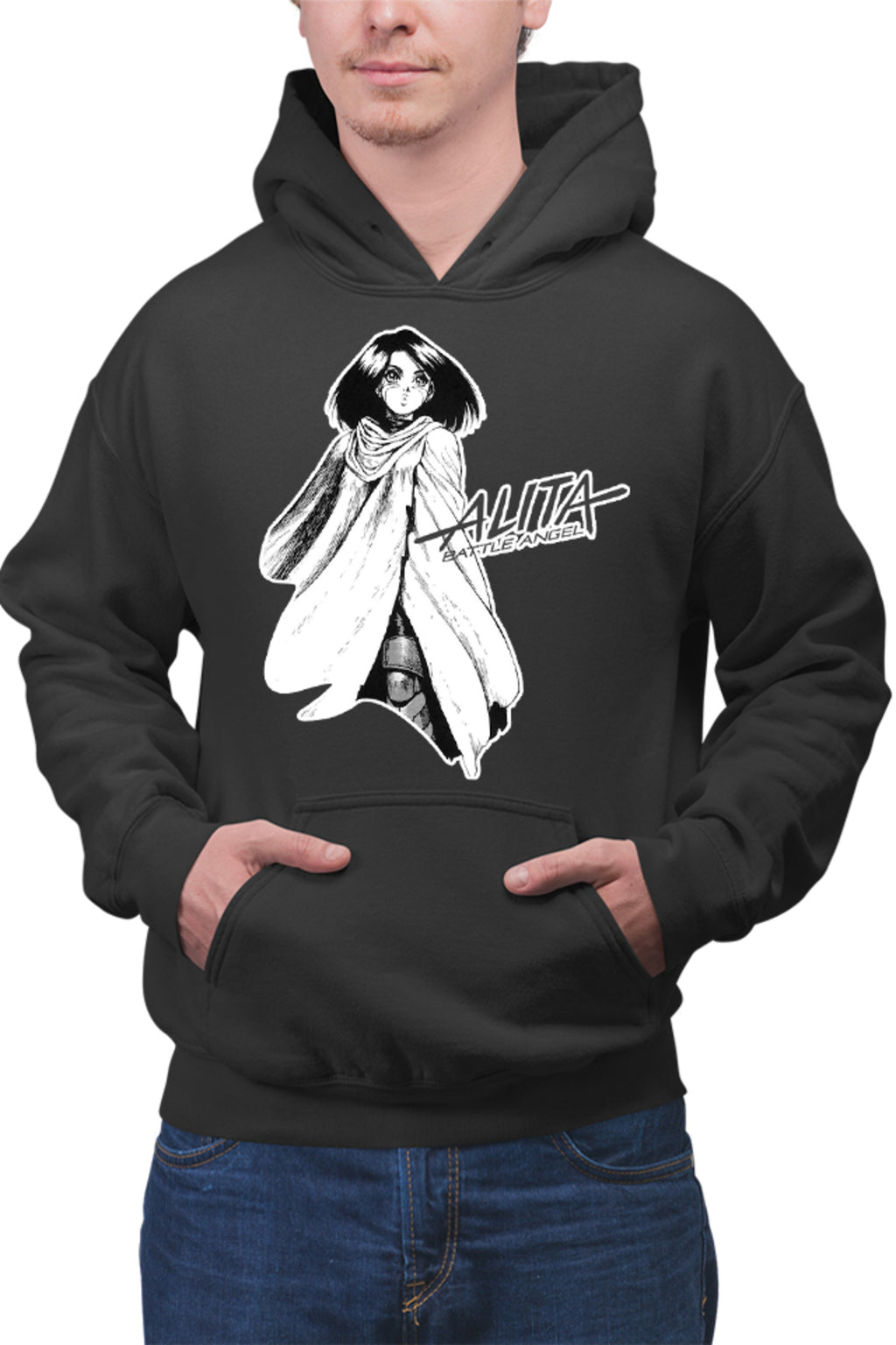 Hanorac barbati Battle Angel Alita Gally Cyborg Deseneanime