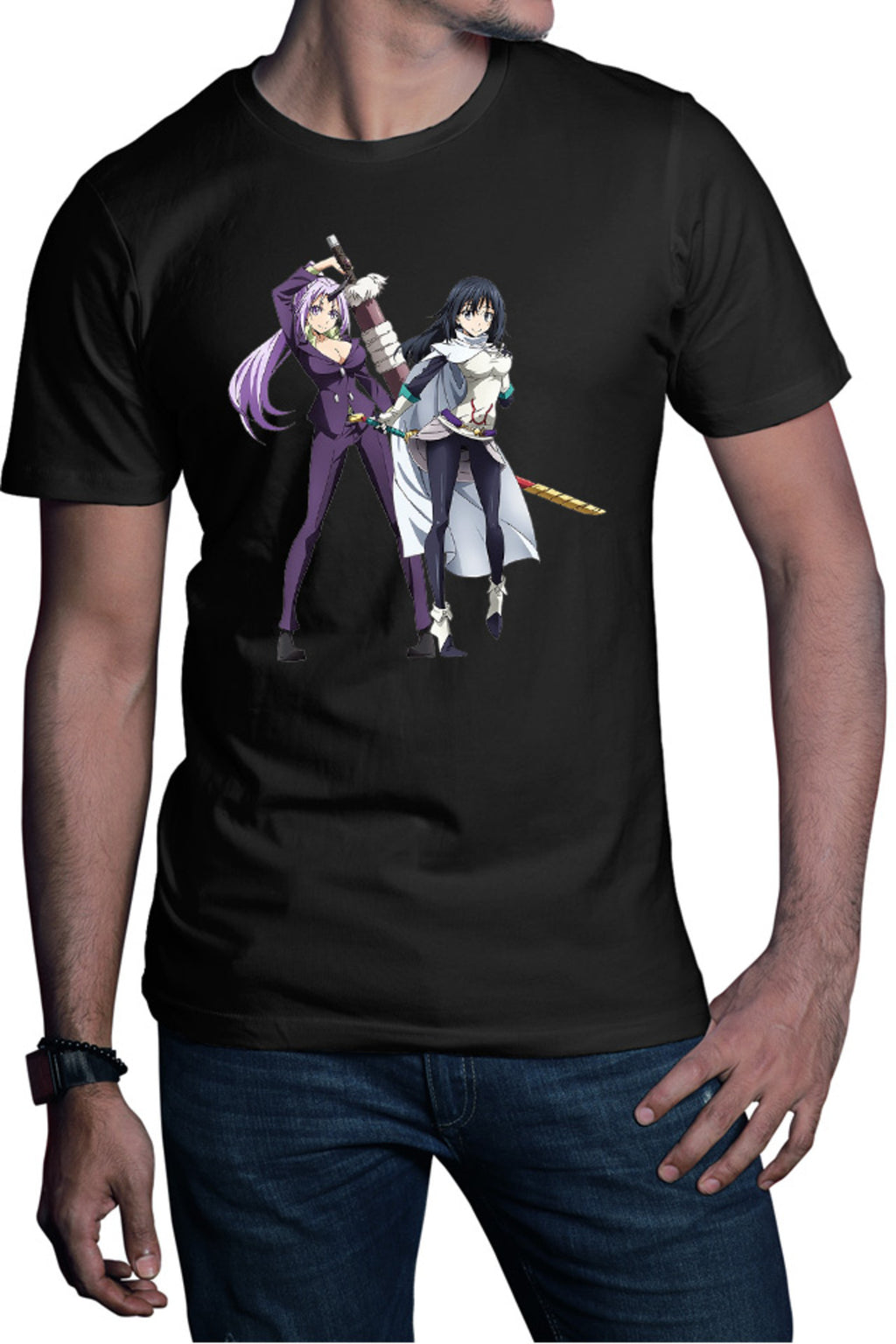 Tricou barbati TenSura Slime Shizue Shio Mage Assasin Anime Otaku