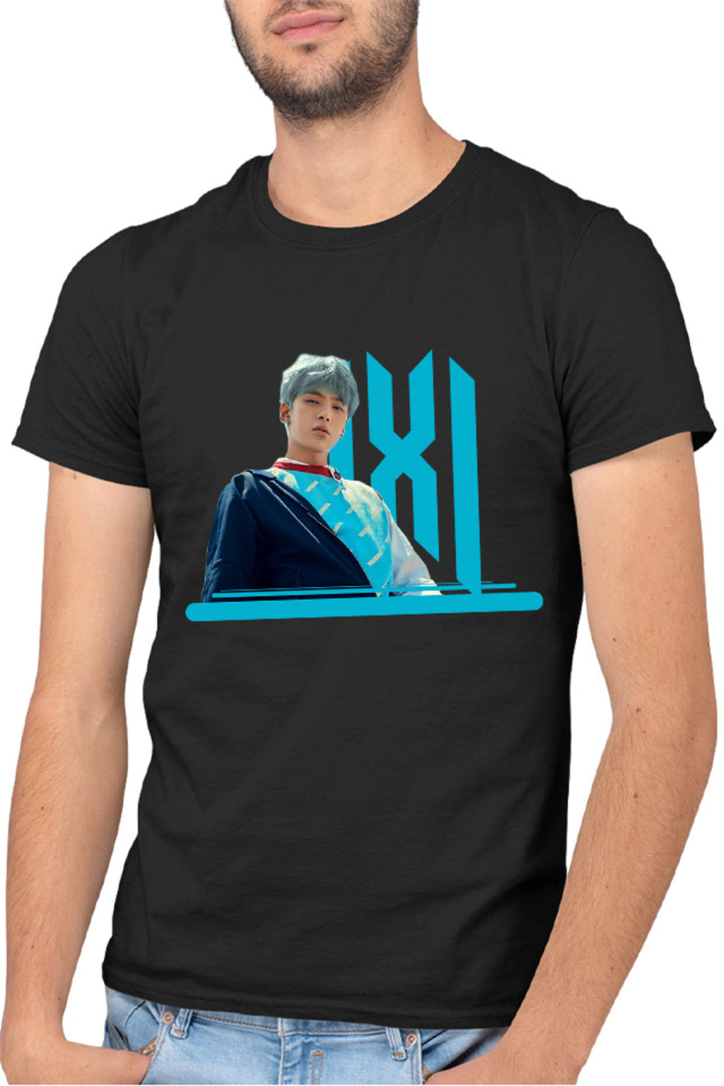 Tricou barbati Monsta X Logo Wonho Joohoney Dance Concert