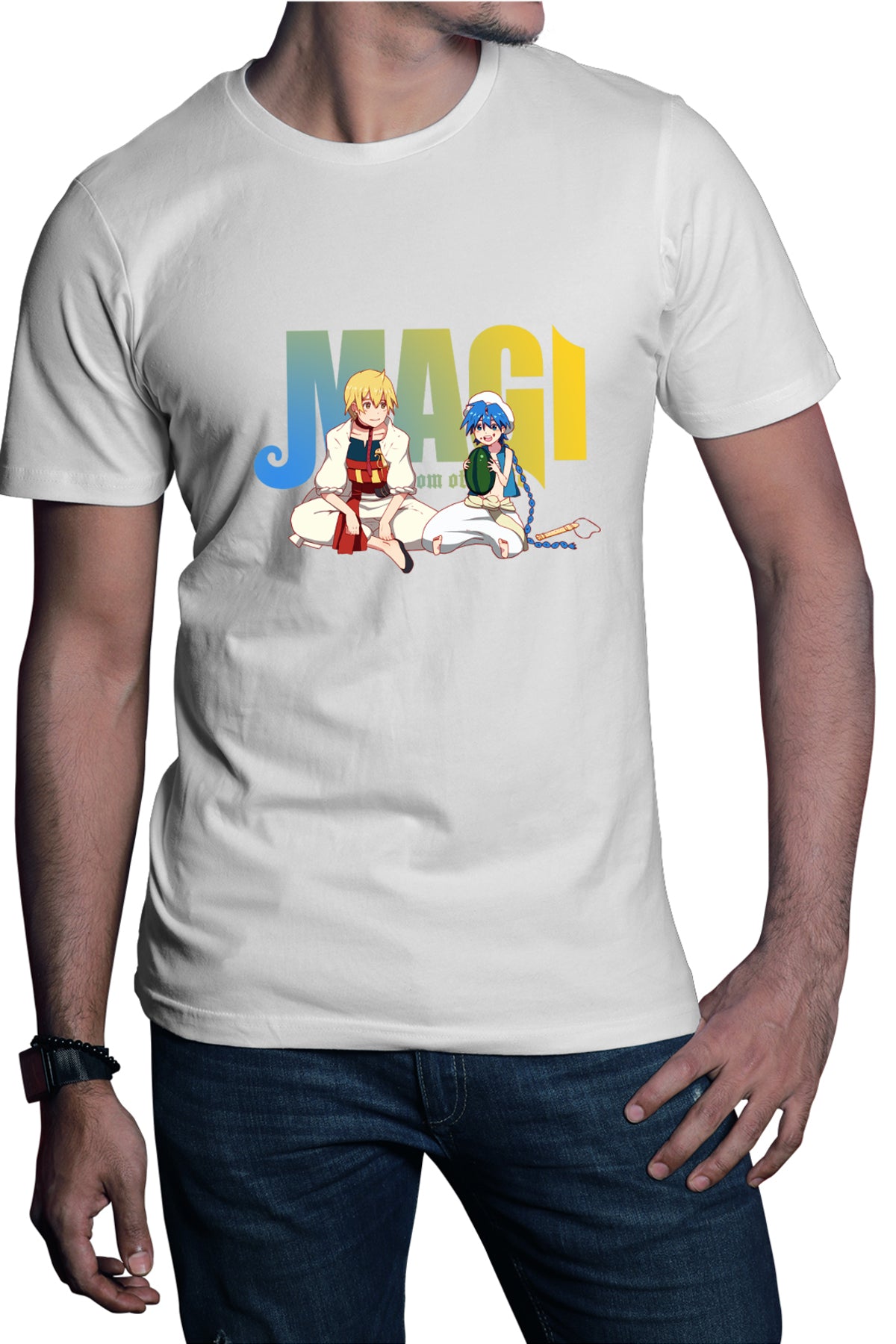 Tricou barbati Magi The Labyrinth of Magic Alibaba Alladin Watermelon