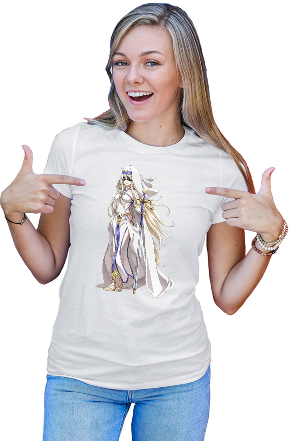 Tricou dama Goblin Slayer Onna Shinkan Church Nun Bishoujo Beautiful Mage